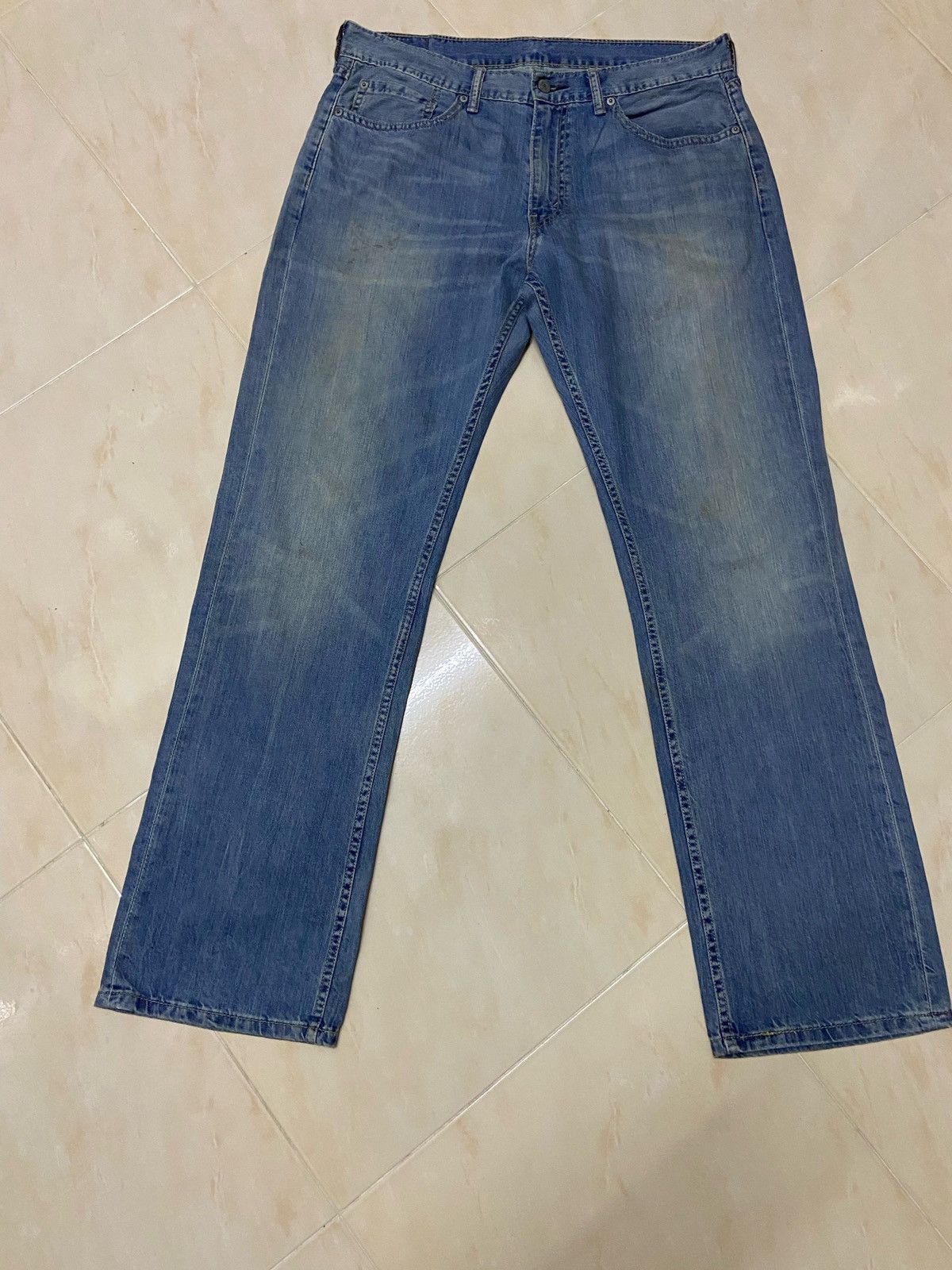 Levi's Vintage 559 Levis denim straight cut single R fit W36 blue Size US 36 / EU 52 - 1 Thumbnail