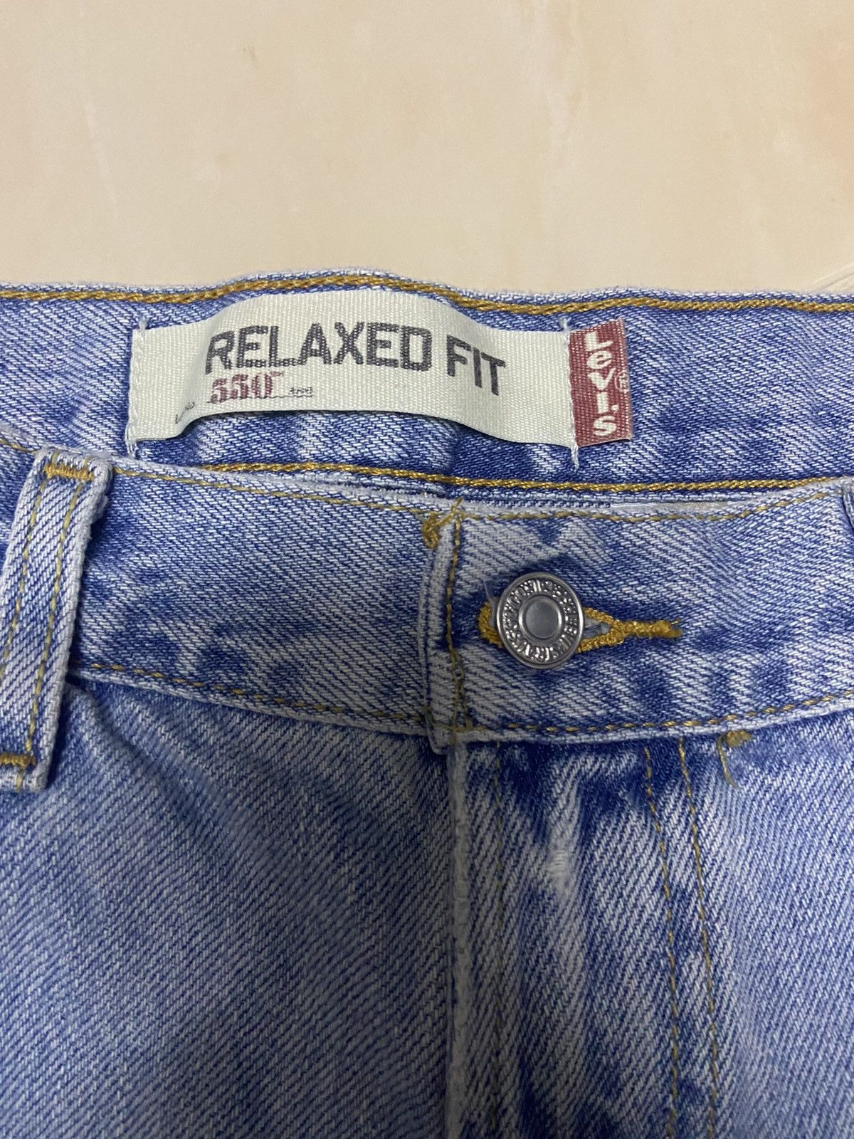 Levi's Vintage 550 Levis Jeans Denim White Blue W36 Size US 36 / EU 52 - 6 Thumbnail