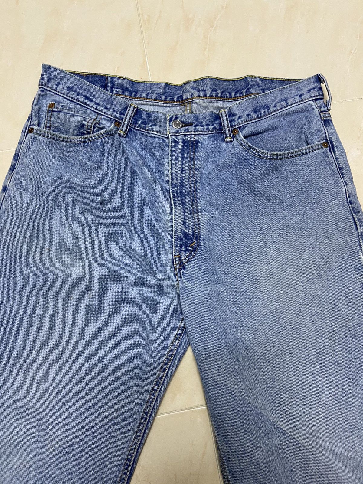 Levi's Vintage 550 Levis Jeans Denim W38 tapered leg light blue Size US 38 / EU 54 - 2 Thumbnail