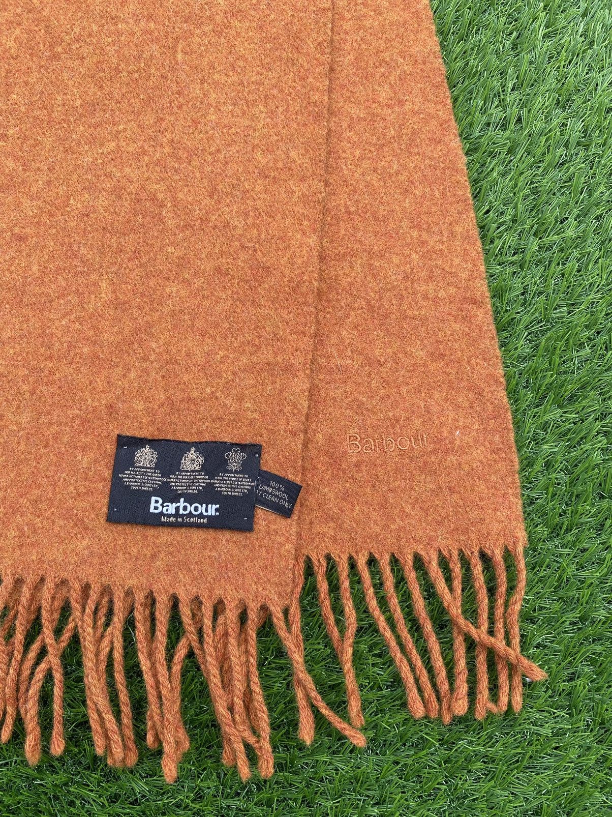 Barbour Barbour Lambswool Made in Scotland Muffler Scarve Size ONE SIZE - 5 Thumbnail