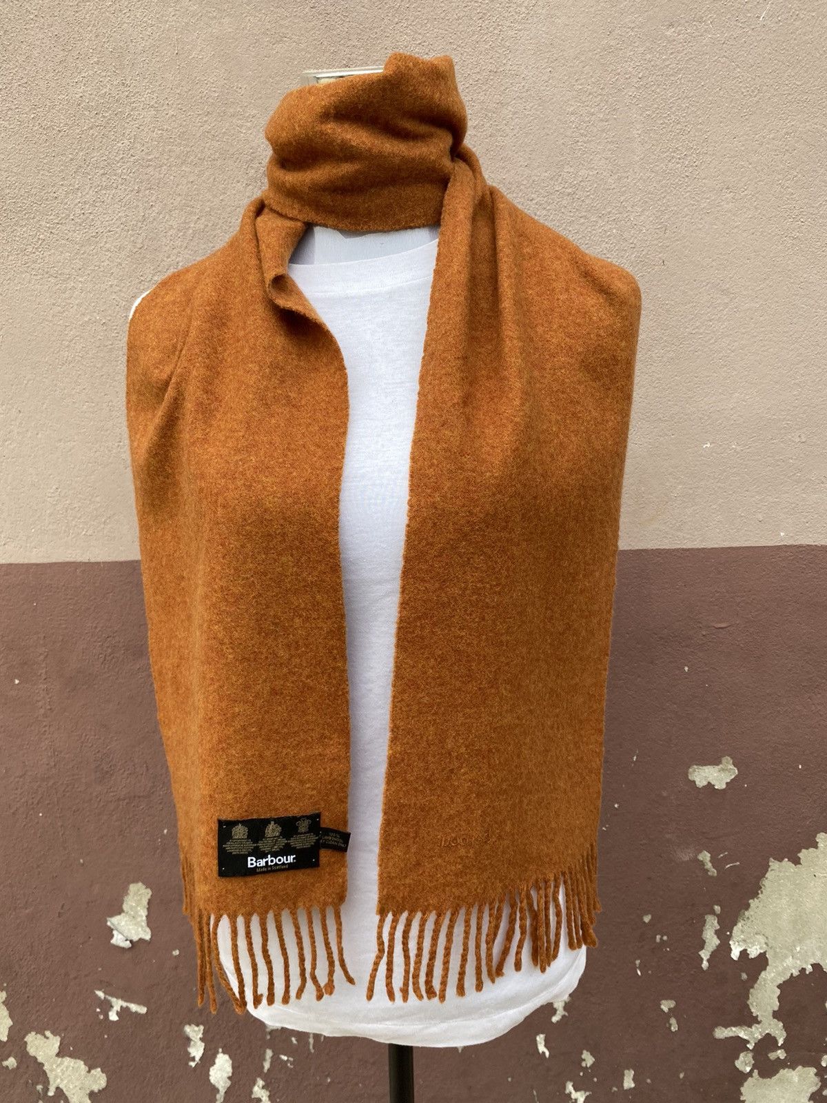 Barbour Lambswool Made in Scotland Muffler Scarve