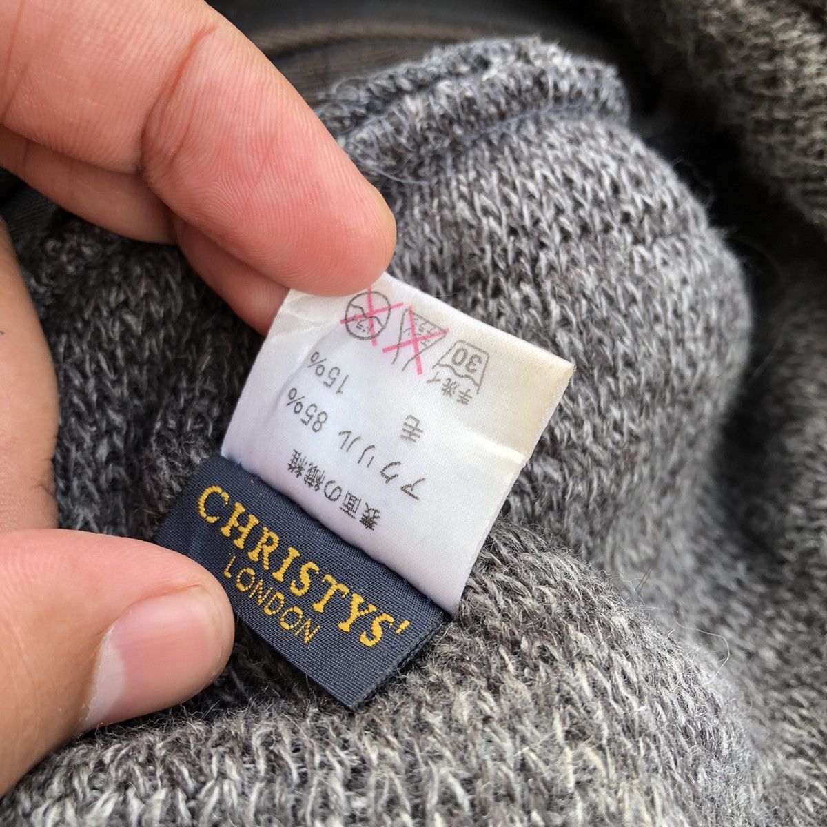 Designer × Japanese Brand × Vintage Vintage Christys London Trucker Beanie Snow Cap B66 Size ONE SIZE - 8 Thumbnail