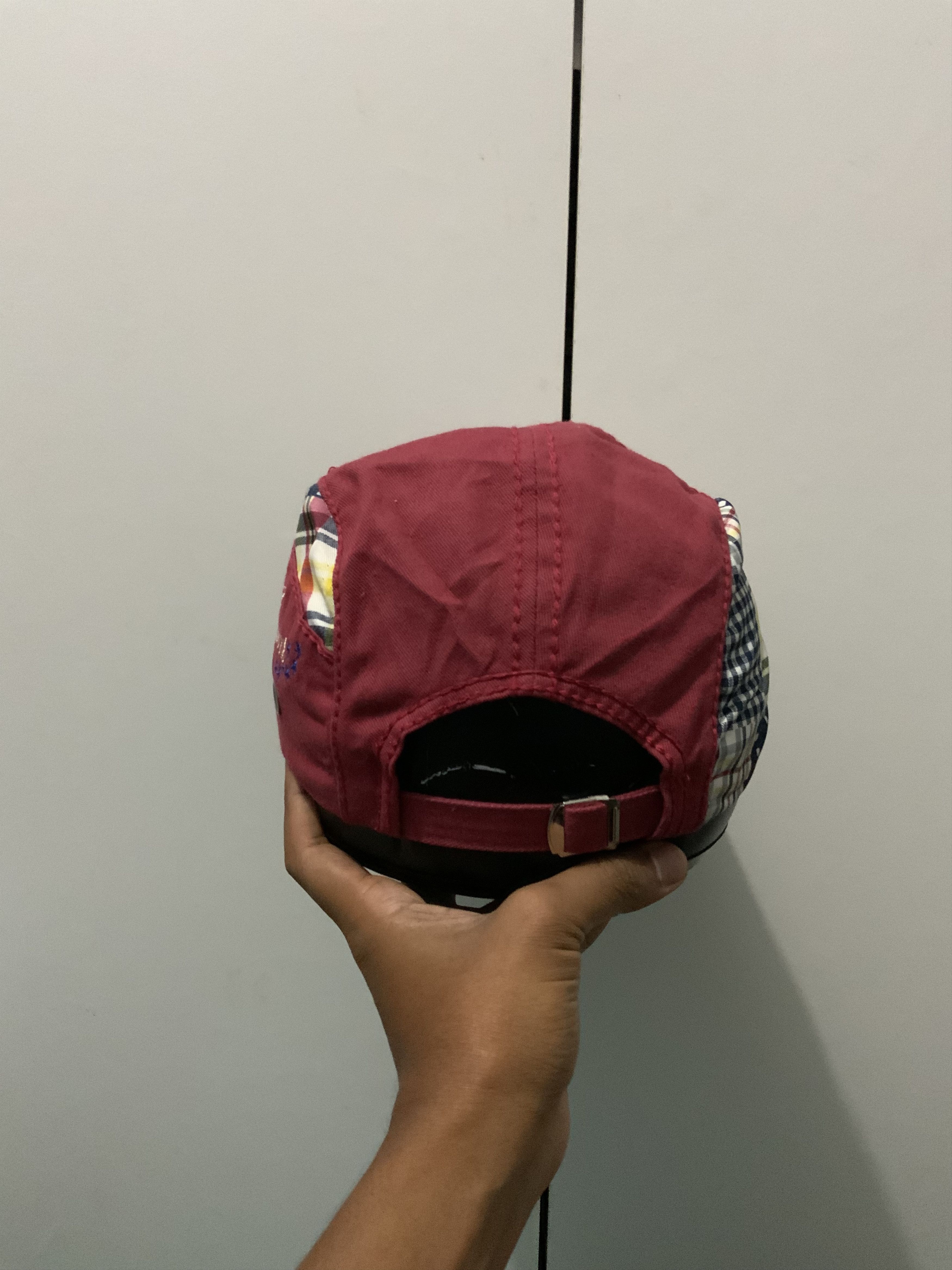 If Six Was Nine Patchwork Boro Sashiko Streetwear Beretta Flat Hat Size ONE SIZE - 5 Thumbnail