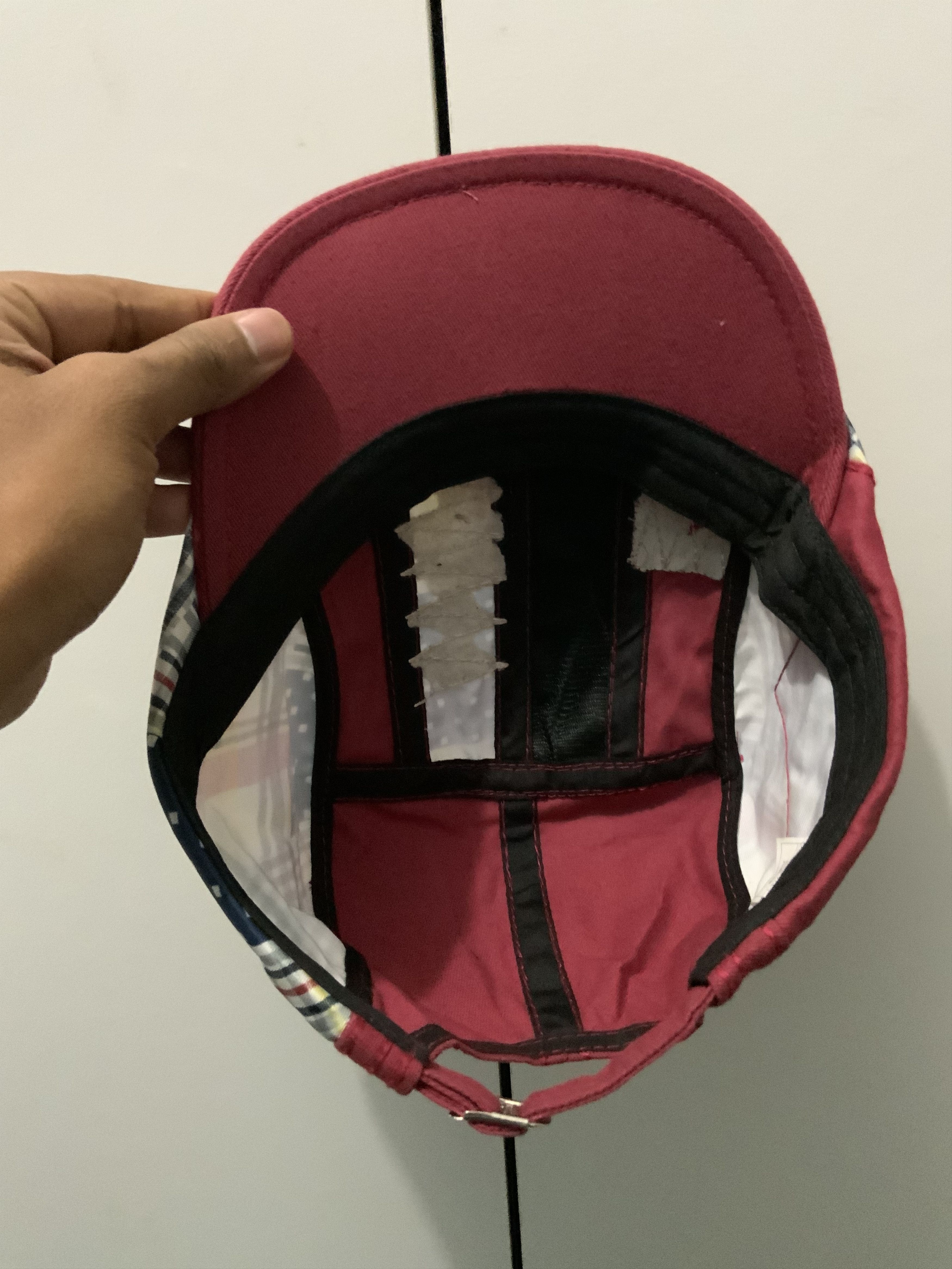 If Six Was Nine Patchwork Boro Sashiko Streetwear Beretta Flat Hat Size ONE SIZE - 7 Thumbnail