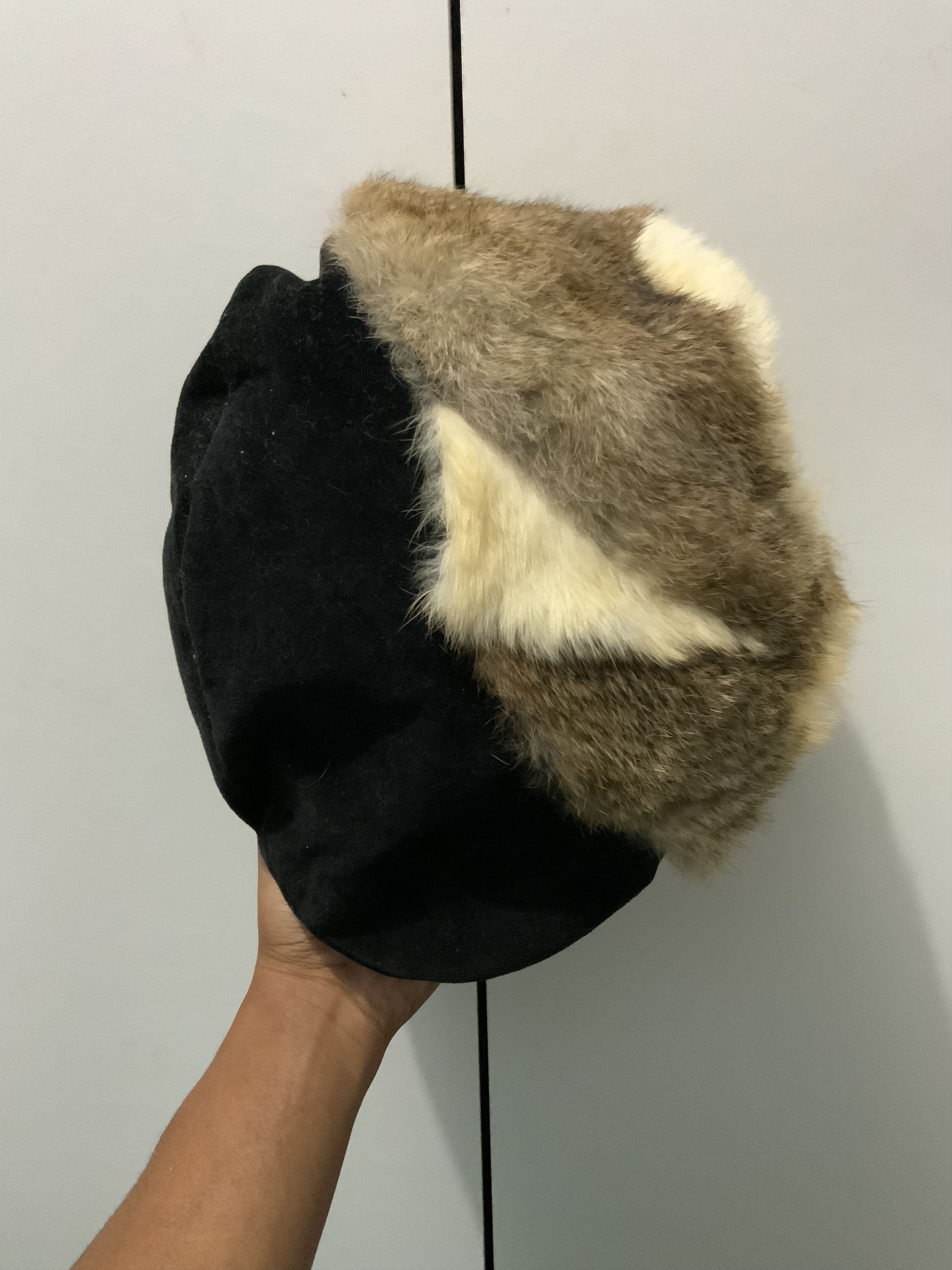 If Six Was Nine Mohair Faux Fur Beretta Hat Size ONE SIZE - 2 Thumbnail