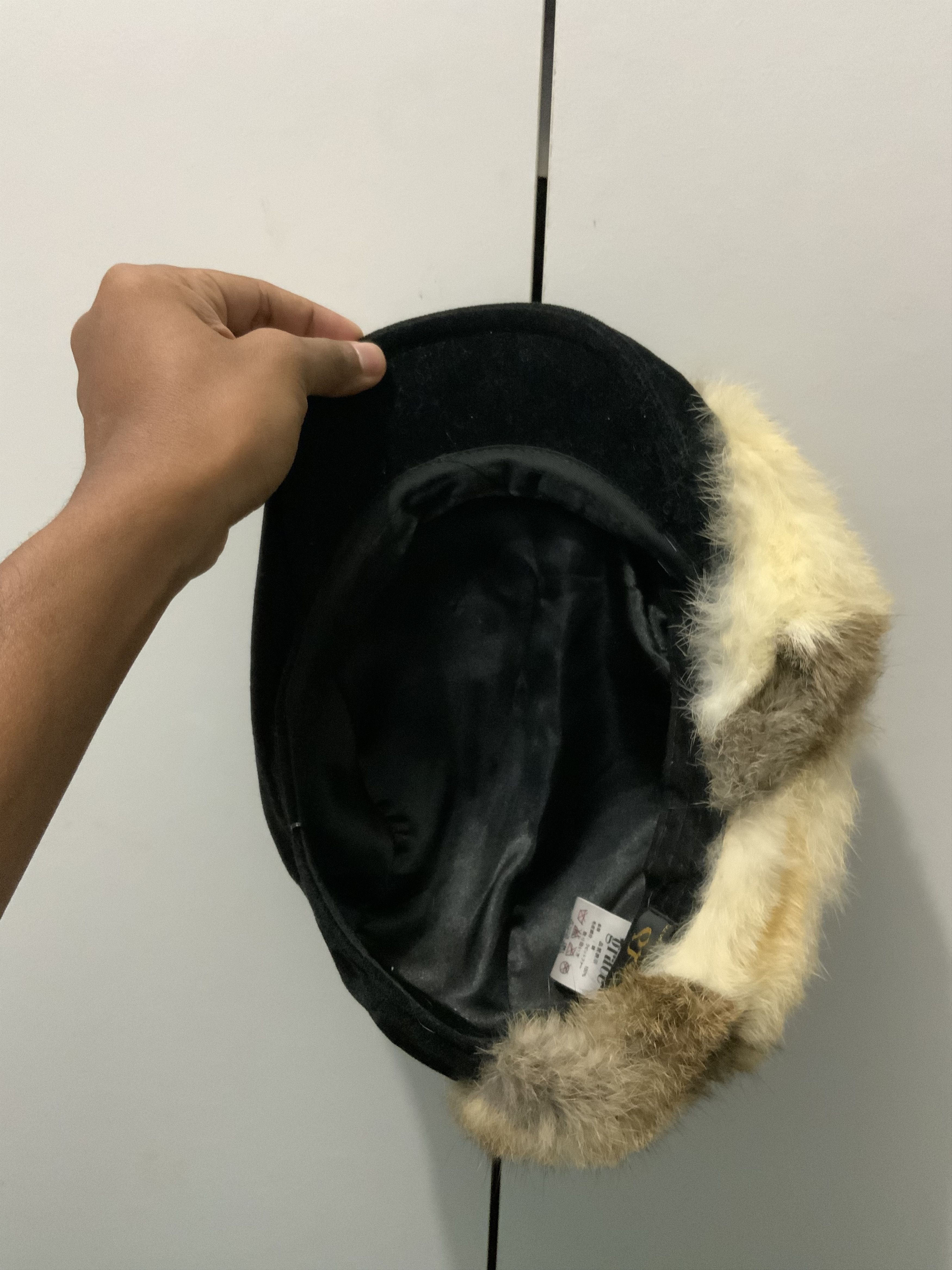 If Six Was Nine Mohair Faux Fur Beretta Hat Size ONE SIZE - 7 Thumbnail
