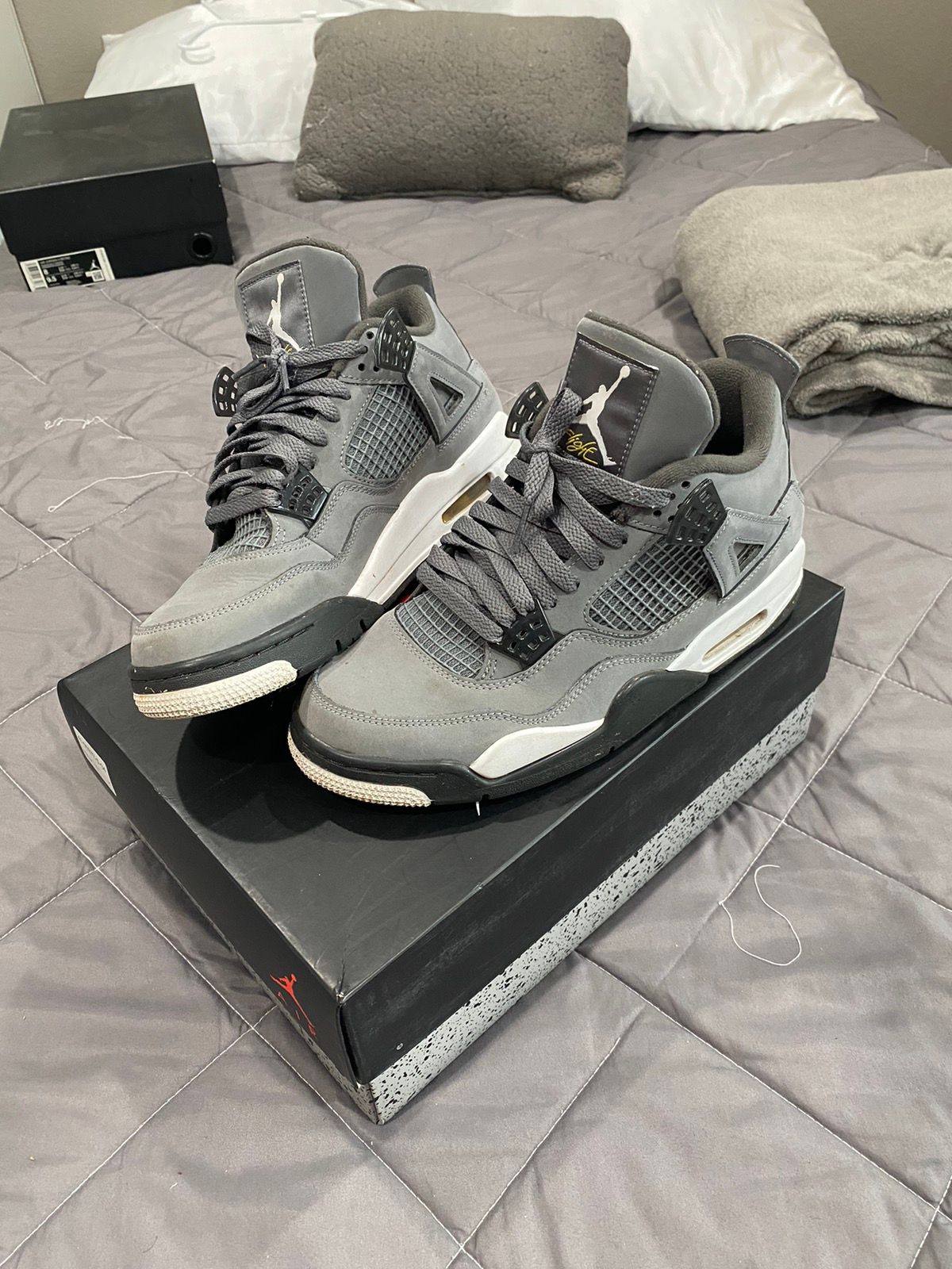 Pre-owned Jordan Brand 4 Retro - Cool Grey Shoes