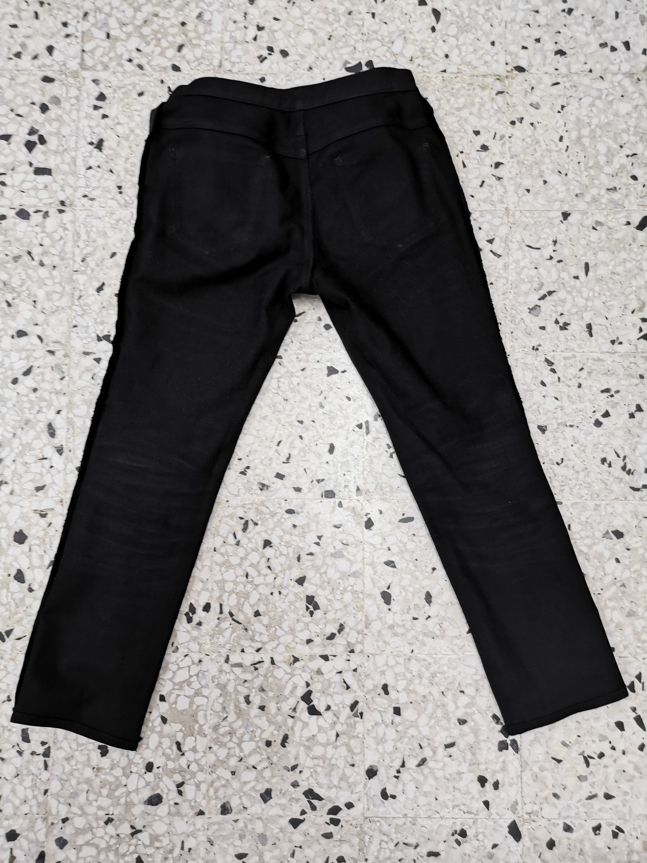 Japanese Brand Vintage 90' Yohji Yamamoto Noir Super Black Casual Pant Size US 28 / EU 44 - 15 Thumbnail