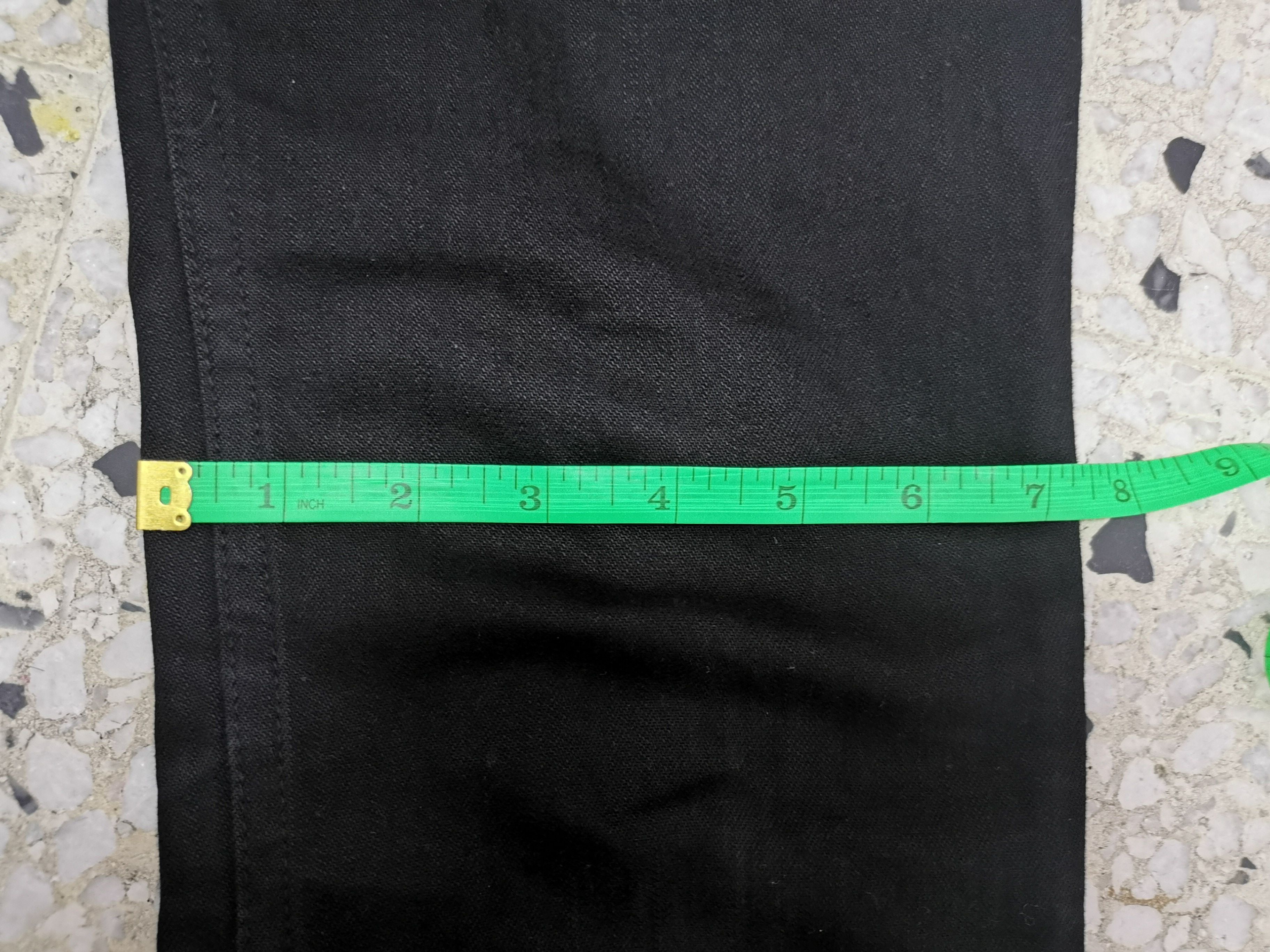 Japanese Brand Vintage 90' Yohji Yamamoto Noir Super Black Casual Pant Size US 28 / EU 44 - 18 Thumbnail