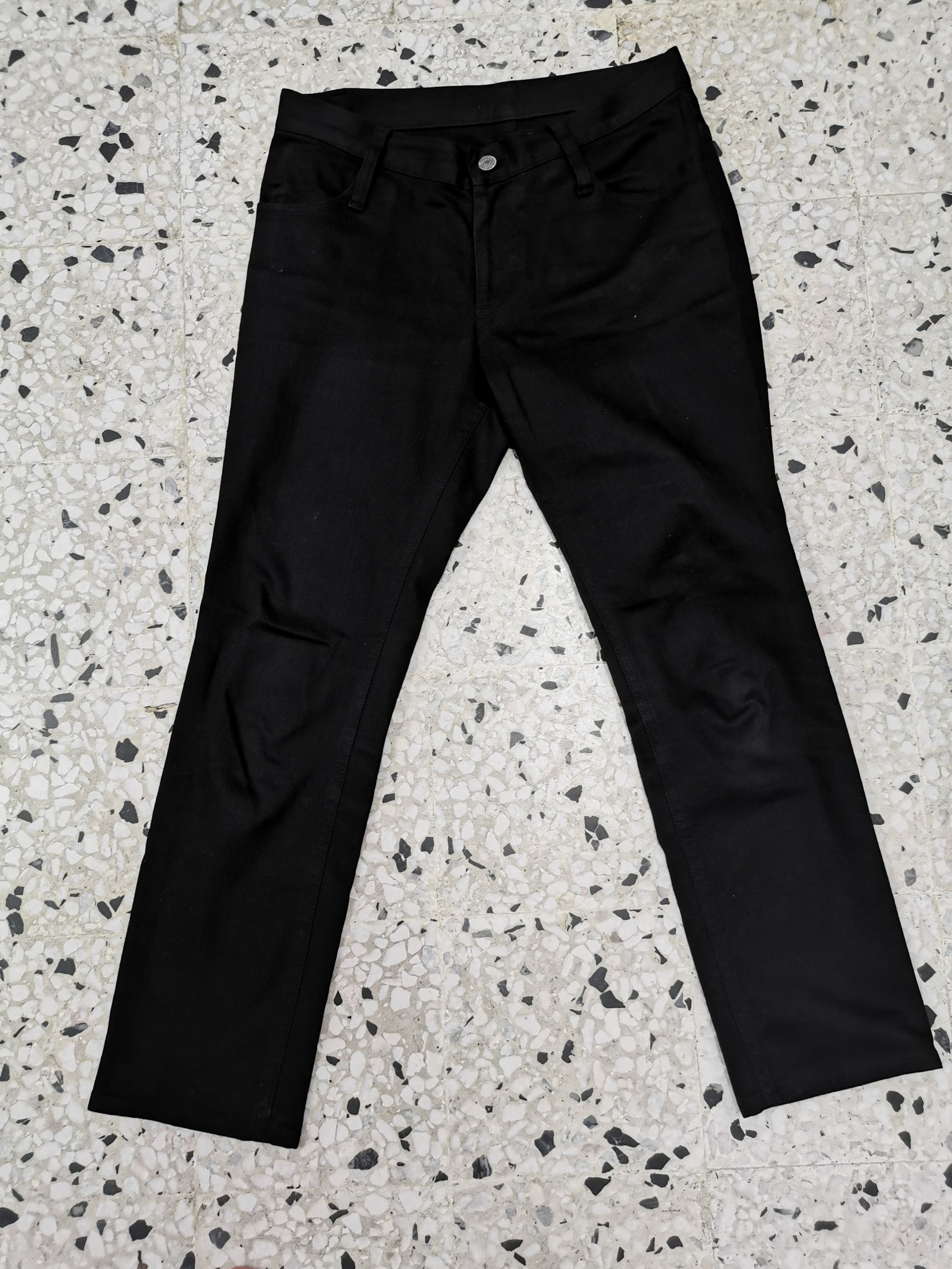 Japanese Brand Vintage 90' Yohji Yamamoto Noir Super Black Casual Pant Size US 28 / EU 44 - 8 Thumbnail