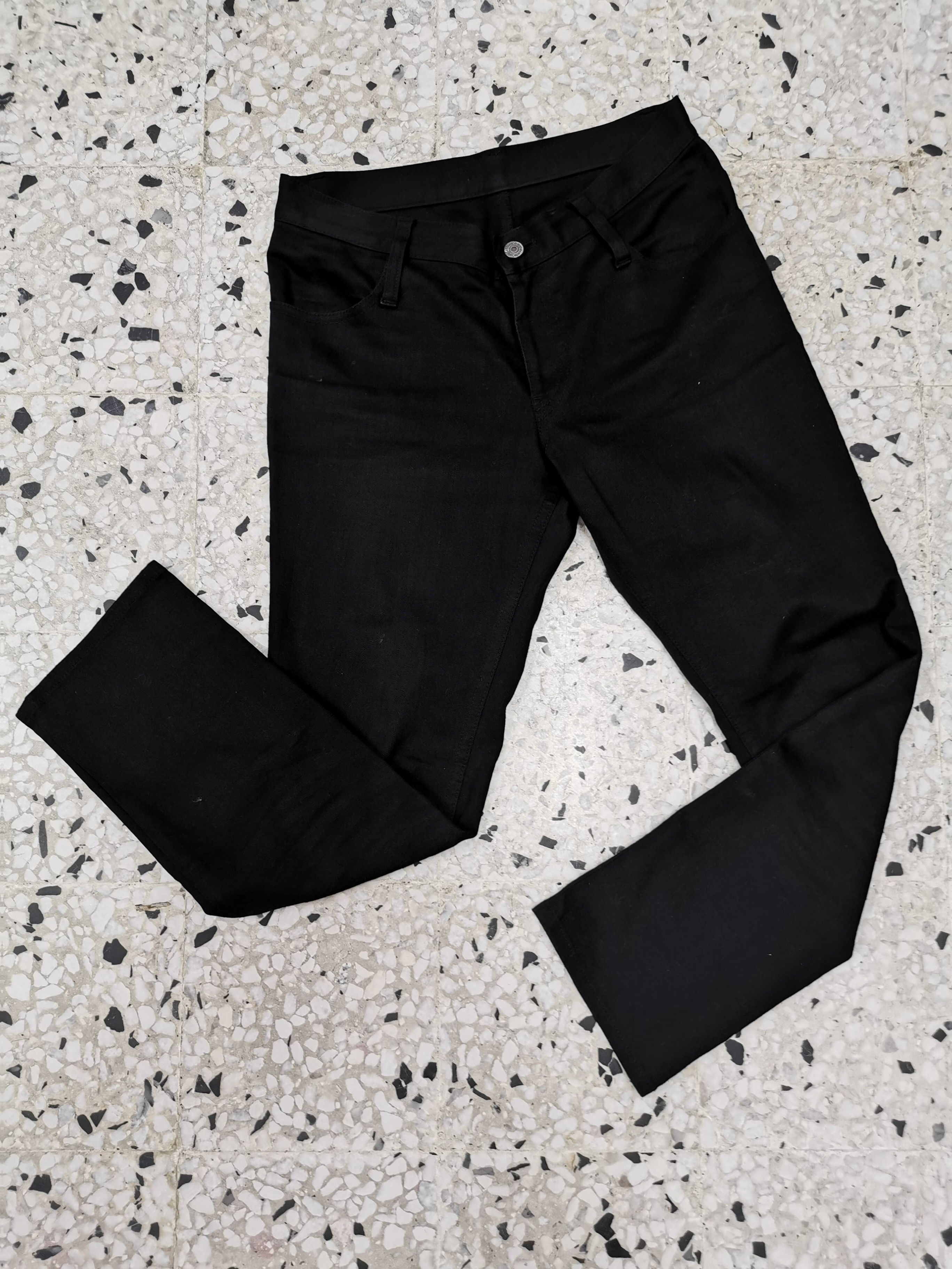 Japanese Brand Vintage 90' Yohji Yamamoto Noir Super Black Casual Pant Size US 28 / EU 44 - 1 Thumbnail