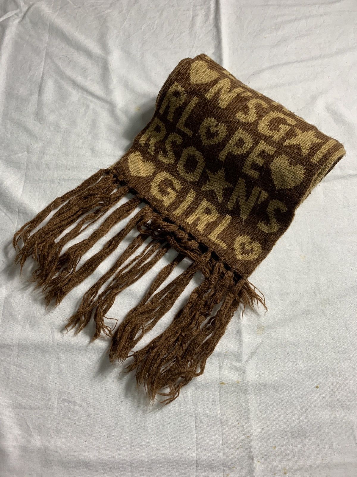 PERSON'S × Vintage Persons Scarf Muffler Size ONE SIZE - 5 Thumbnail