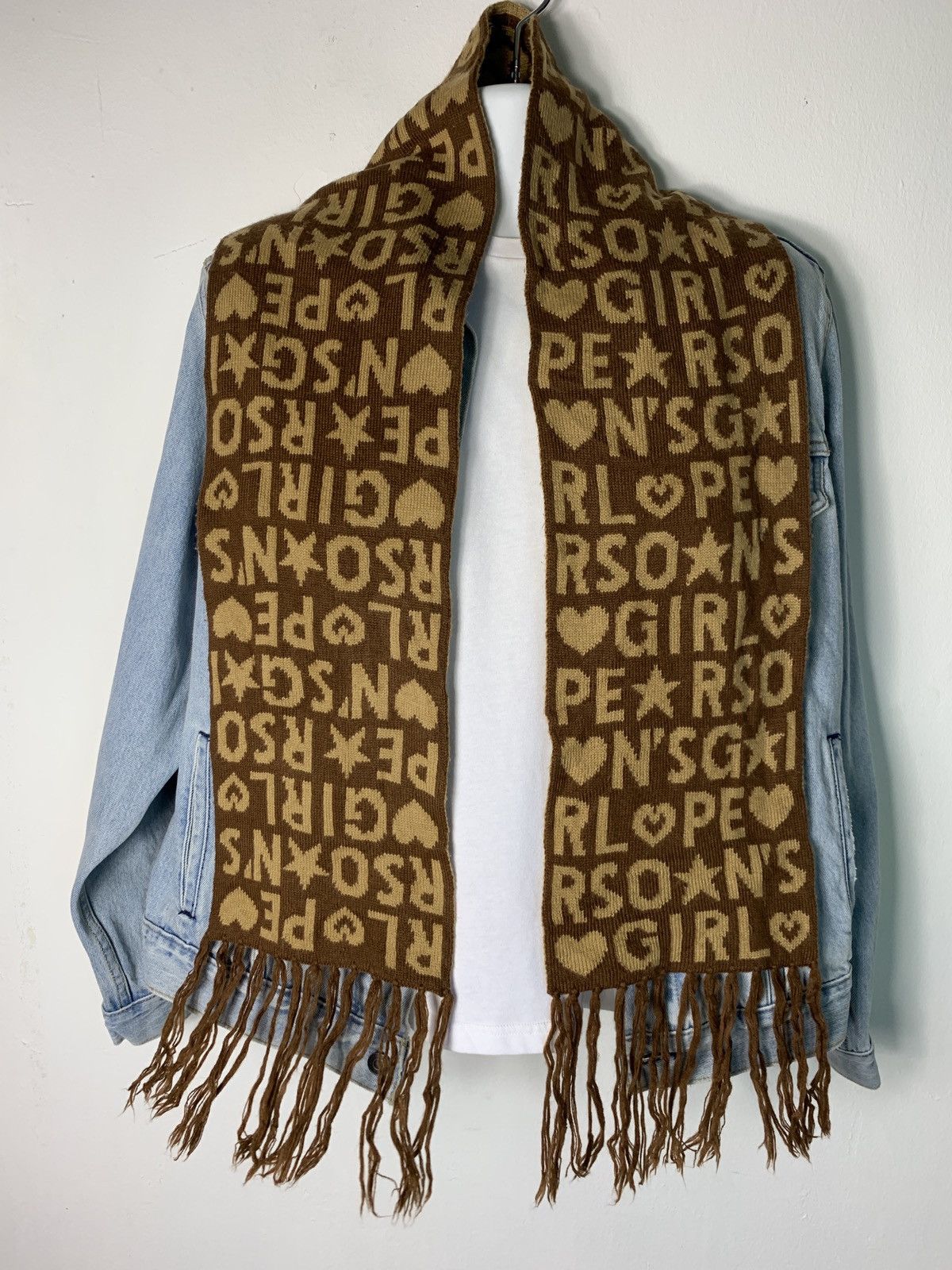 PERSON'S × Vintage Persons Scarf Muffler Size ONE SIZE - 1 Thumbnail