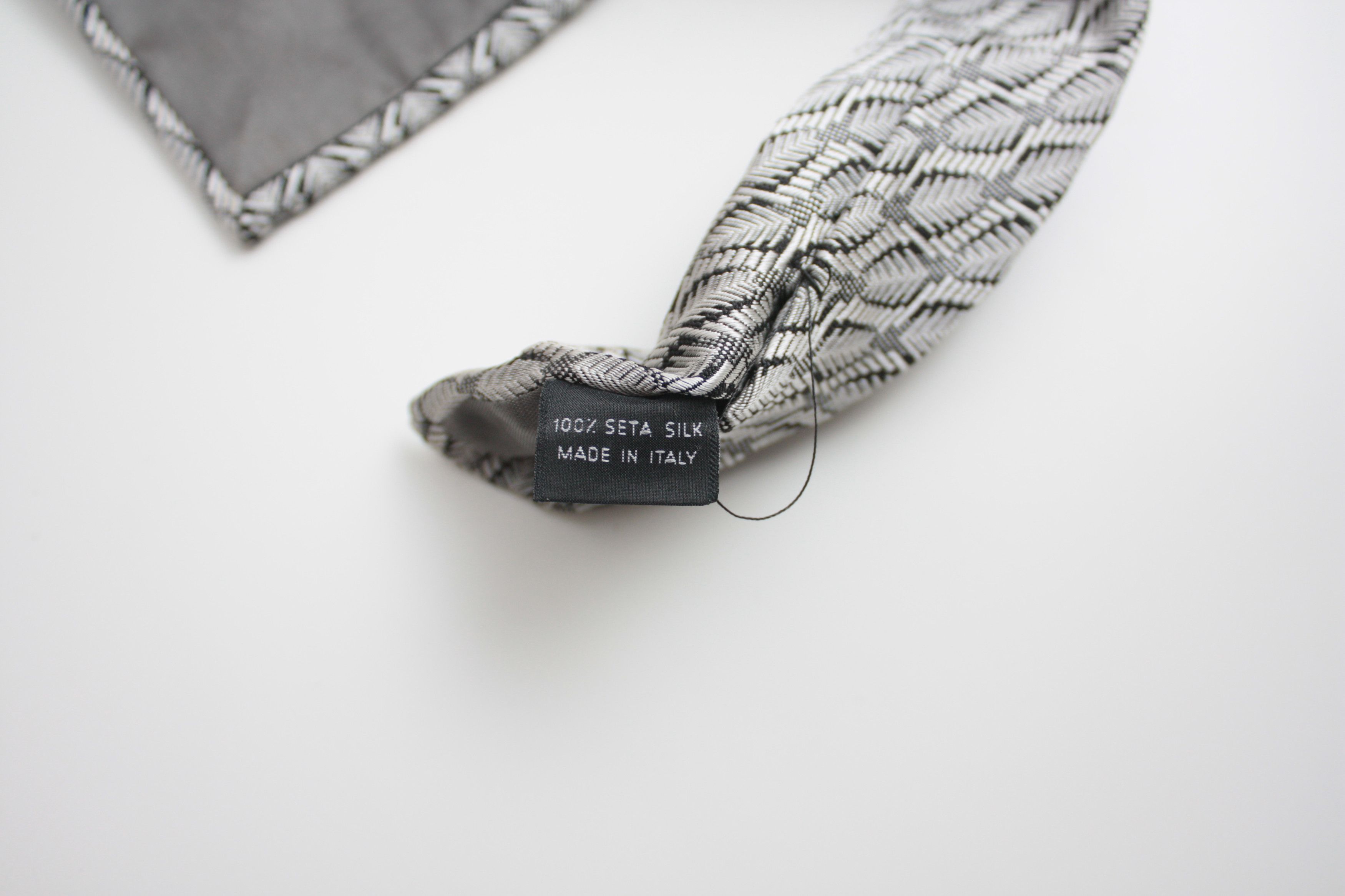 Missoni Missoni Gray Silk Tie Made In Italy Size ONE SIZE - 5 Thumbnail