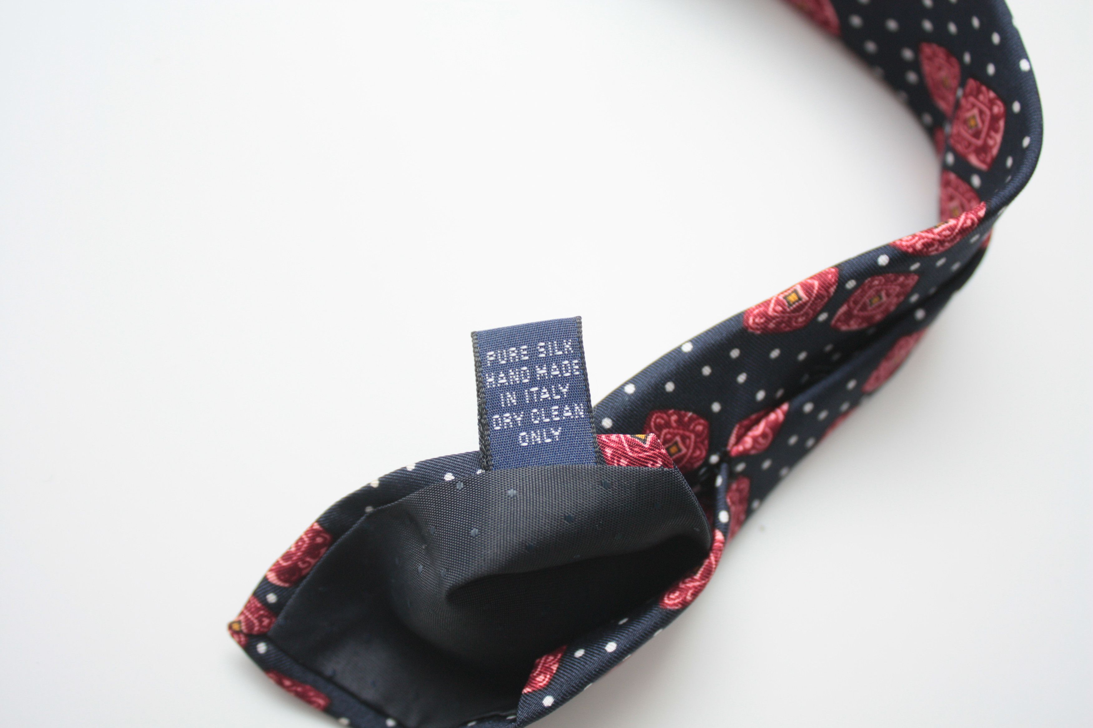 Burberry Burberry's Navy Red Pure Silk Tie Made In Italy Size ONE SIZE - 6 Thumbnail