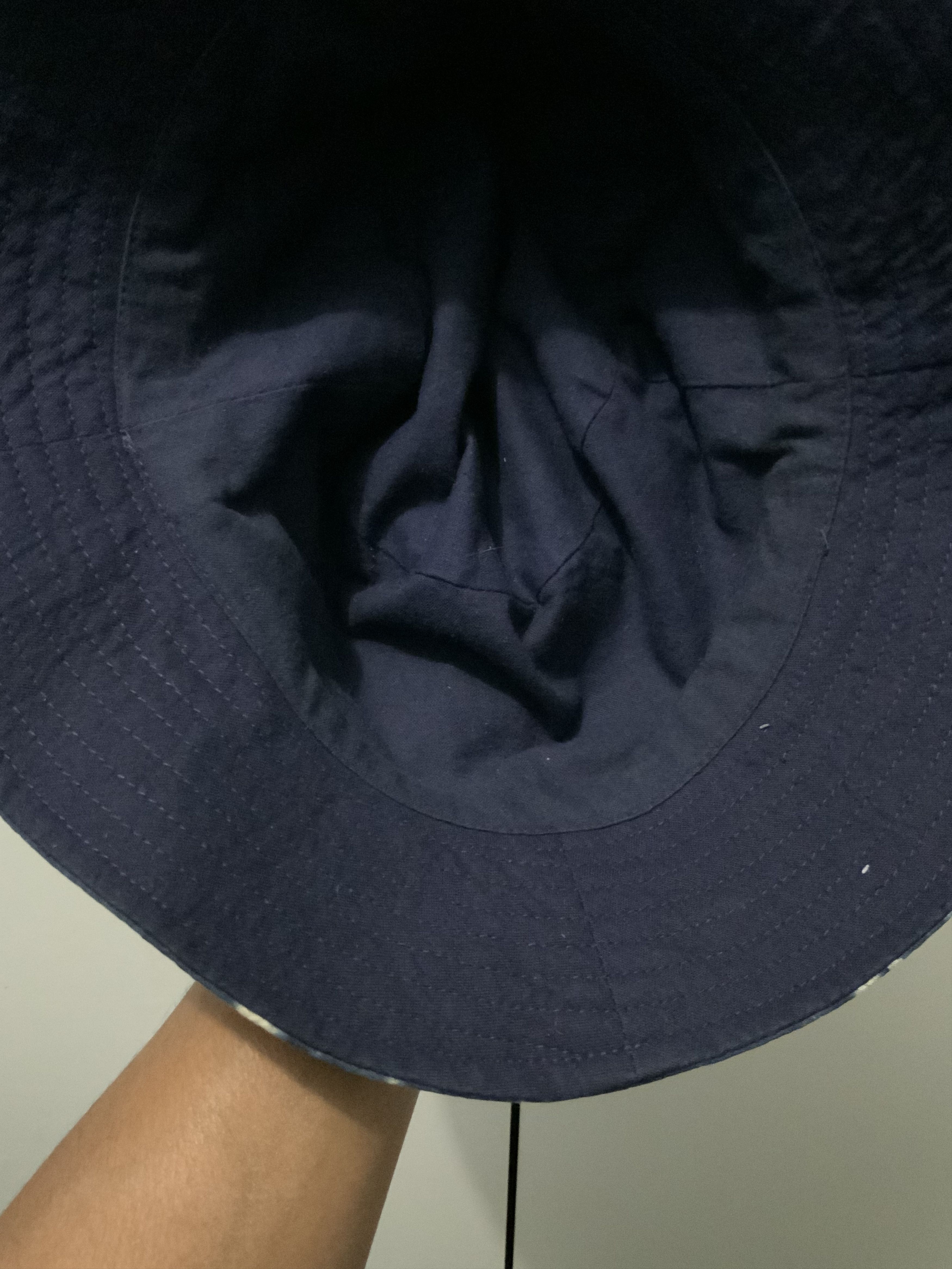 Japanese Brand Handmade Indigo Tie Dye Bucket Hat Size ONE SIZE - 11 Thumbnail