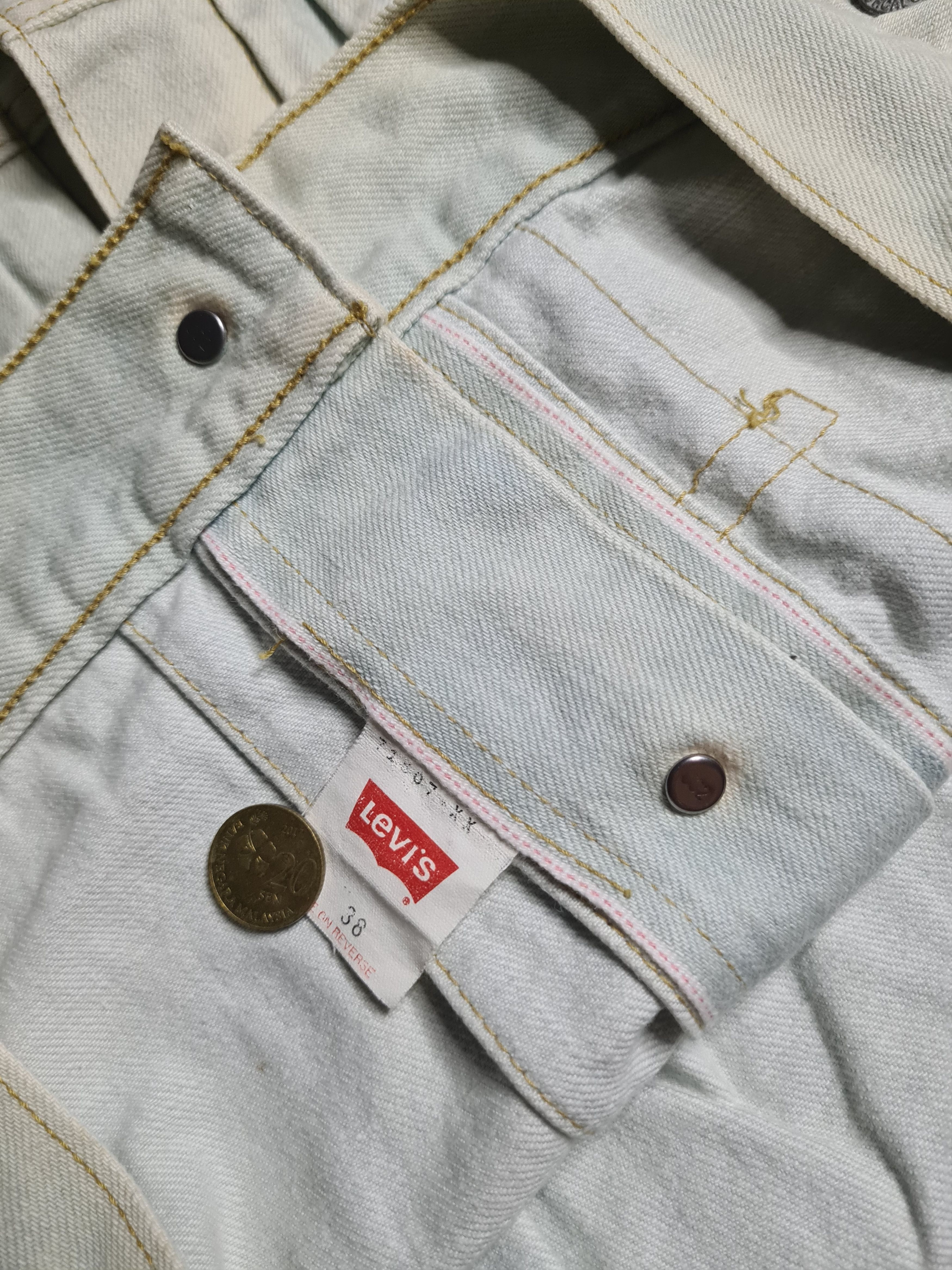 Levi's 🔥🔥LEVI'S 71507XX Big E Type 2 Selvedge Size US S / EU 44-46 / 1 - 6 Thumbnail