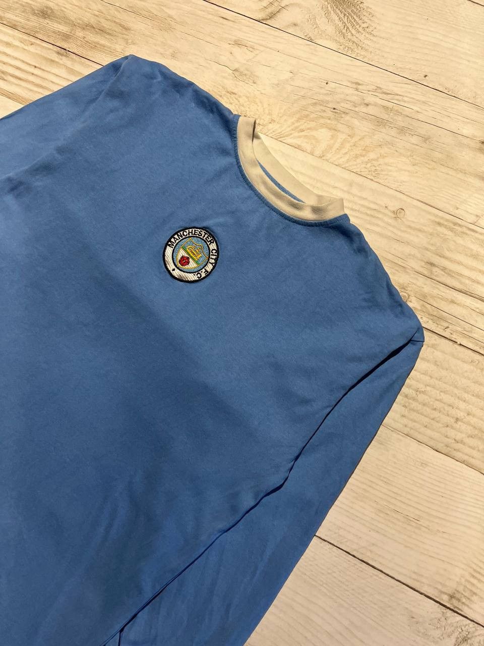 Other Score Draw Manchester City 1972 Retro Shirt Soccer Jerseys Size US M / EU 48-50 / 2 - 2 Thumbnail