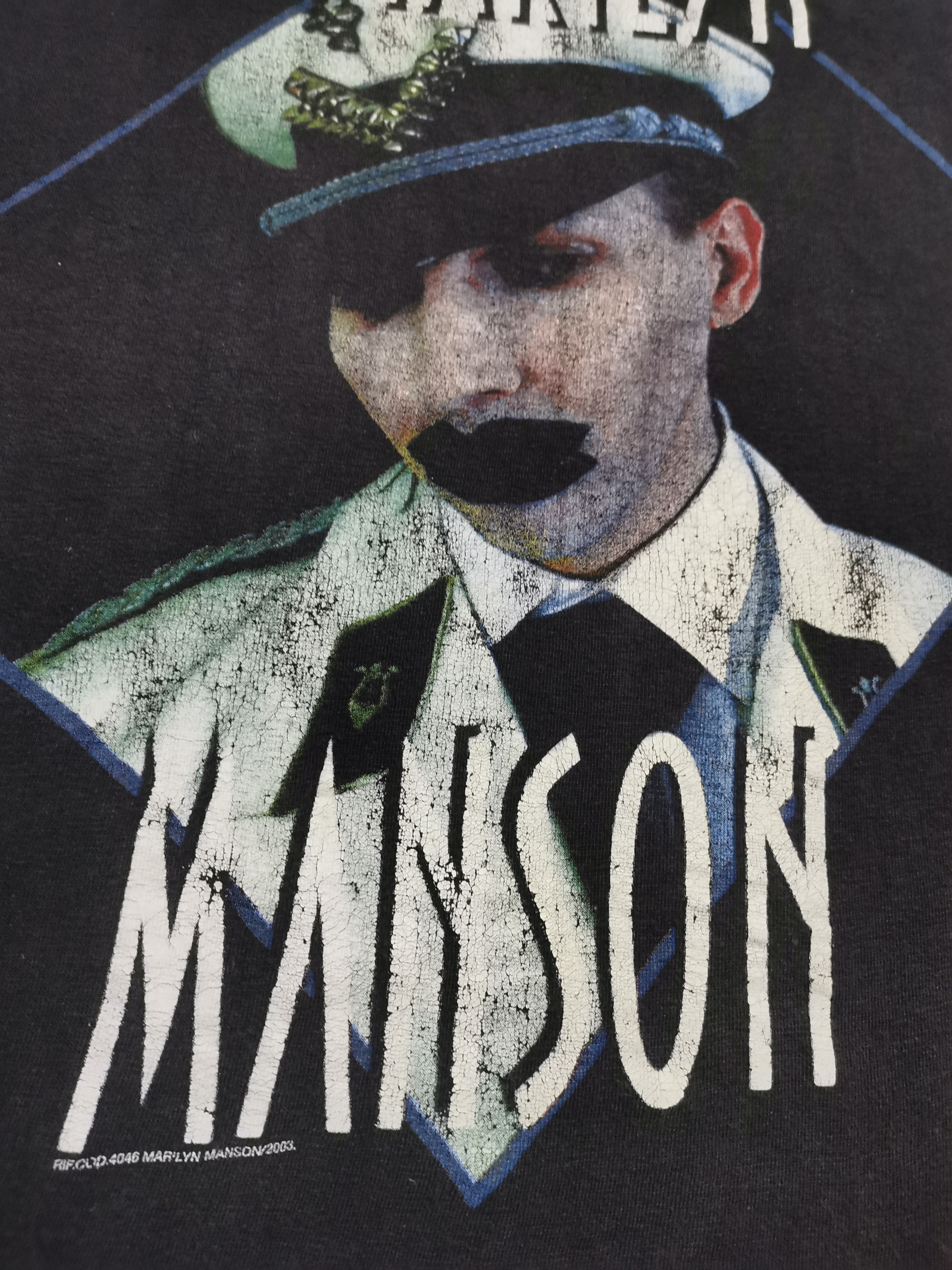 Band Tees × Marilyn Manson × Vintage Marilyn Manson Tee Size US M / EU 48-50 / 2 - 3 Thumbnail