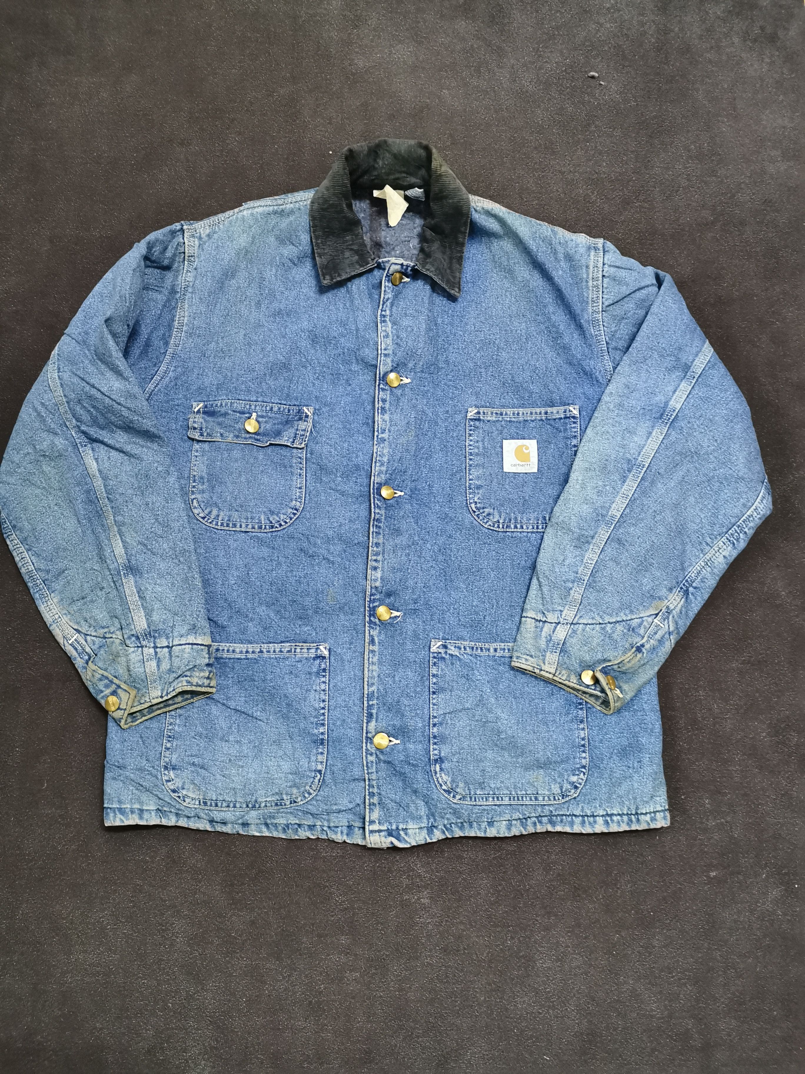 Carhartt × Carhartt Wip × Vintage Carhartt Chore Jacket Size US L / EU 52-54 / 3 - 1 Thumbnail