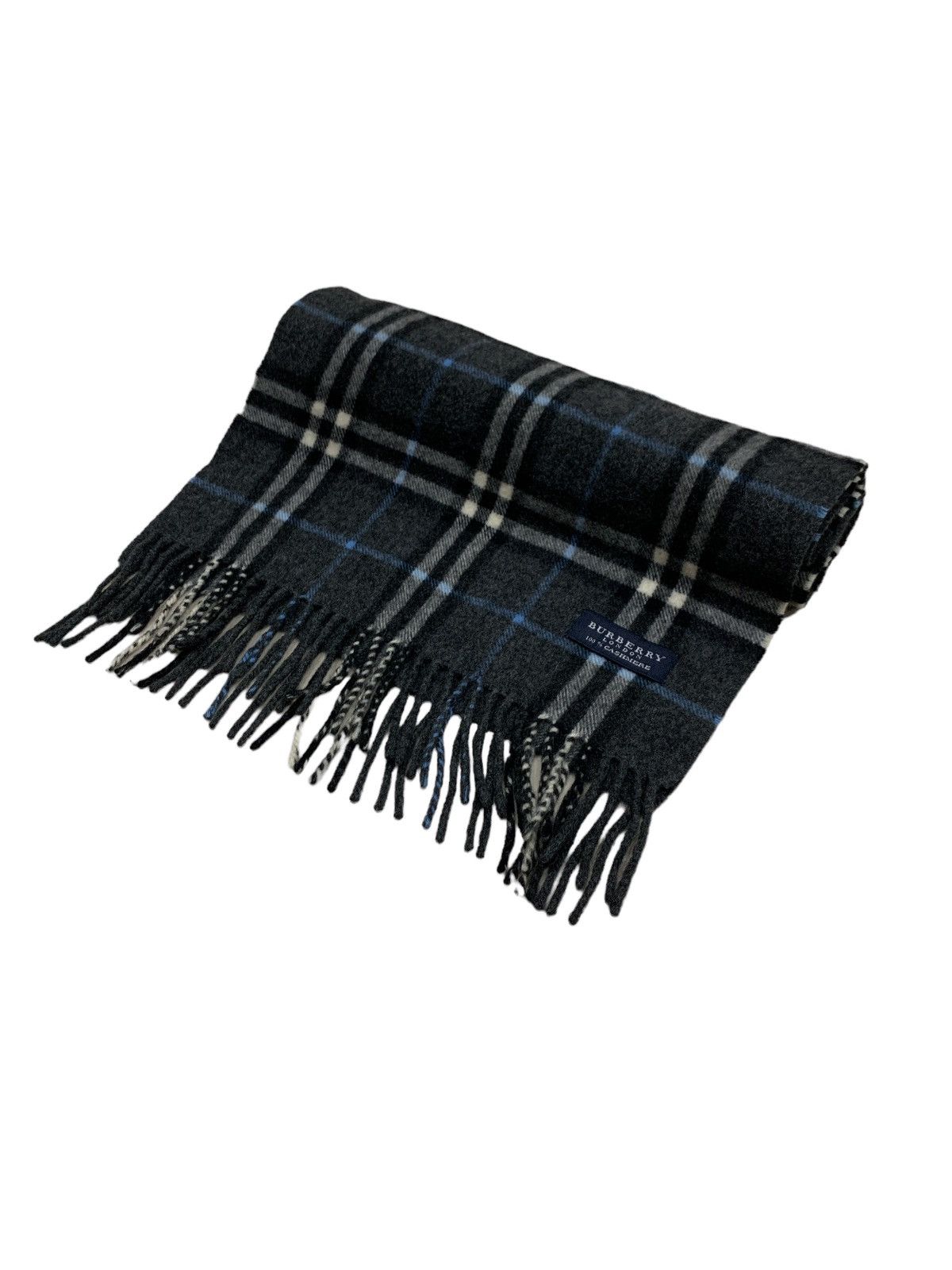 Burberry VINTAGE BURBERRY NOVA CHECK CASHMERE SCARF MUFFLER Size ONE SIZE - 1 Thumbnail