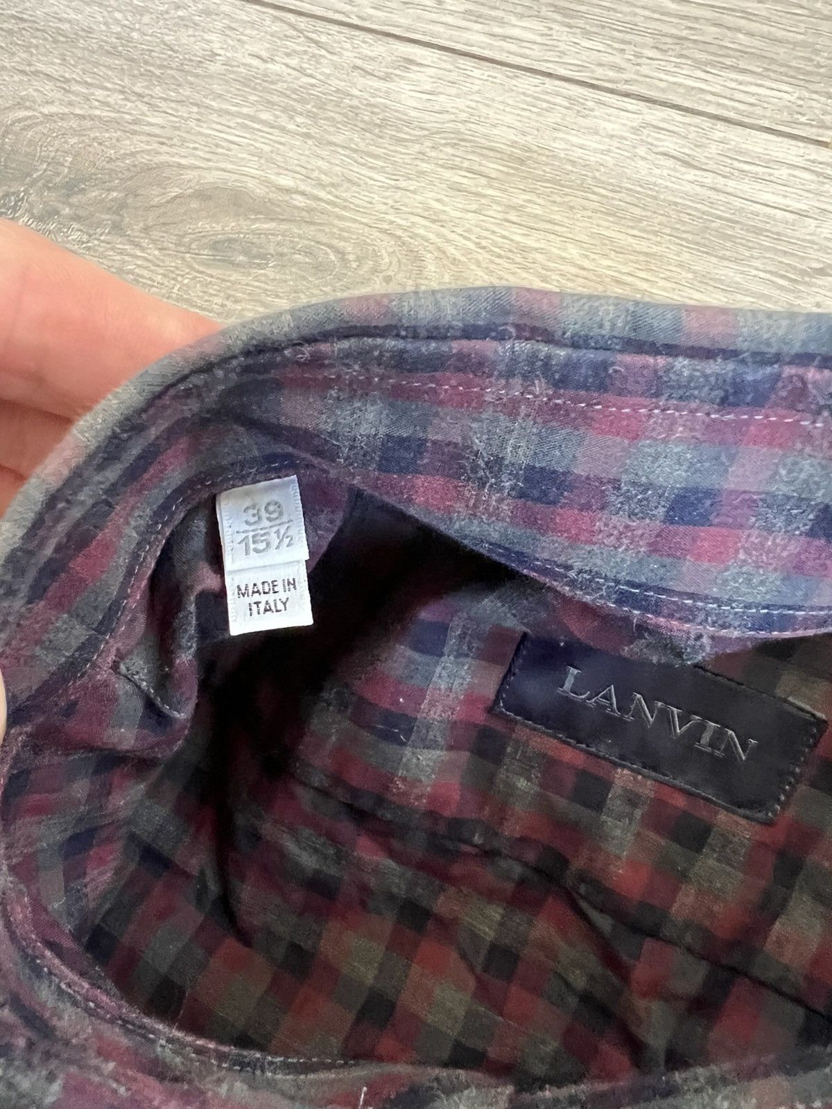 Lanvin Lanvin plaid button down Size US M / EU 48-50 / 2 - 6 Thumbnail
