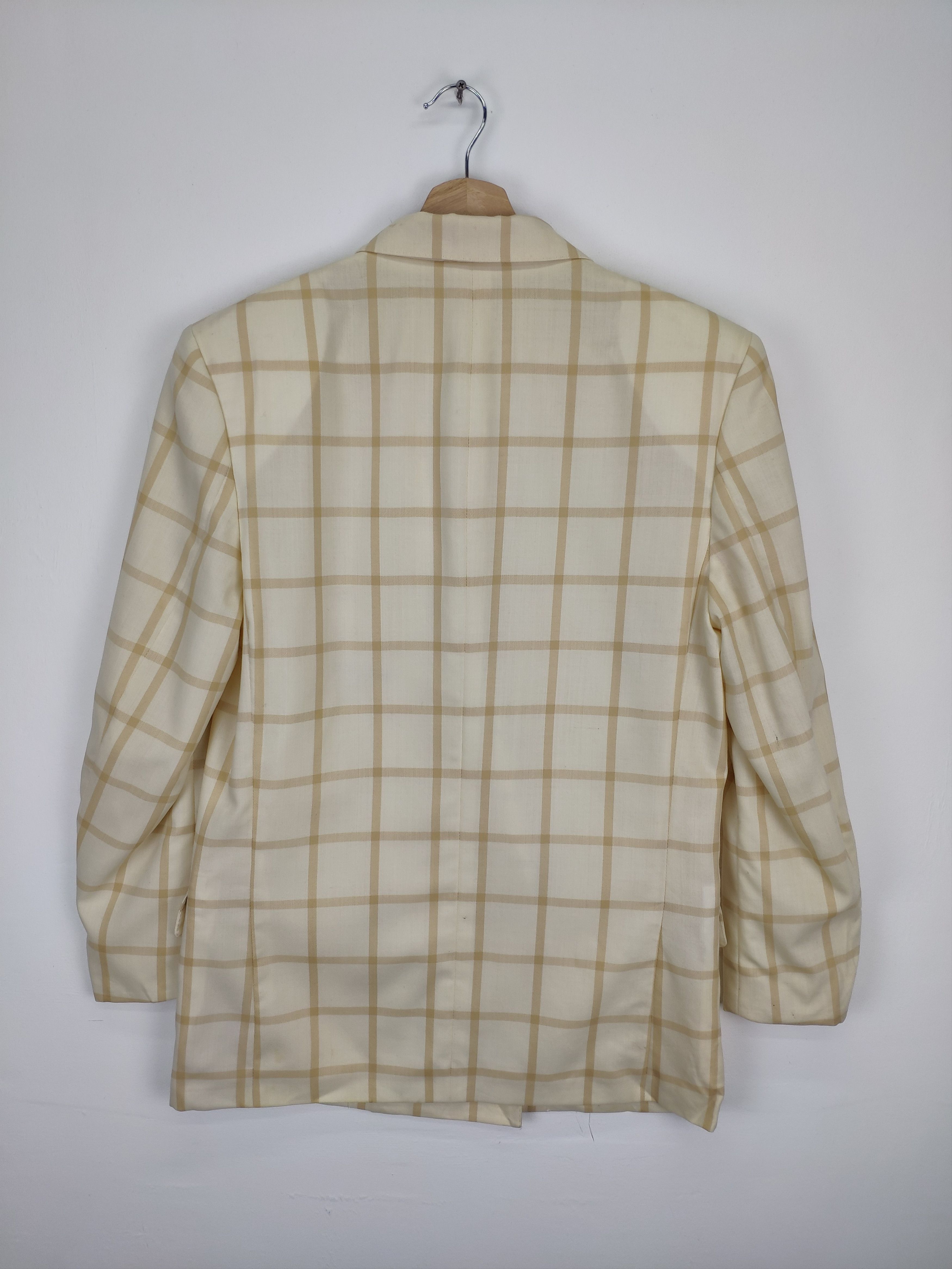 Japanese Brand × Junko Shimada Junko Shimada Wool Blazer Checkered Size US M / EU 48-50 / 2 - 15 Thumbnail