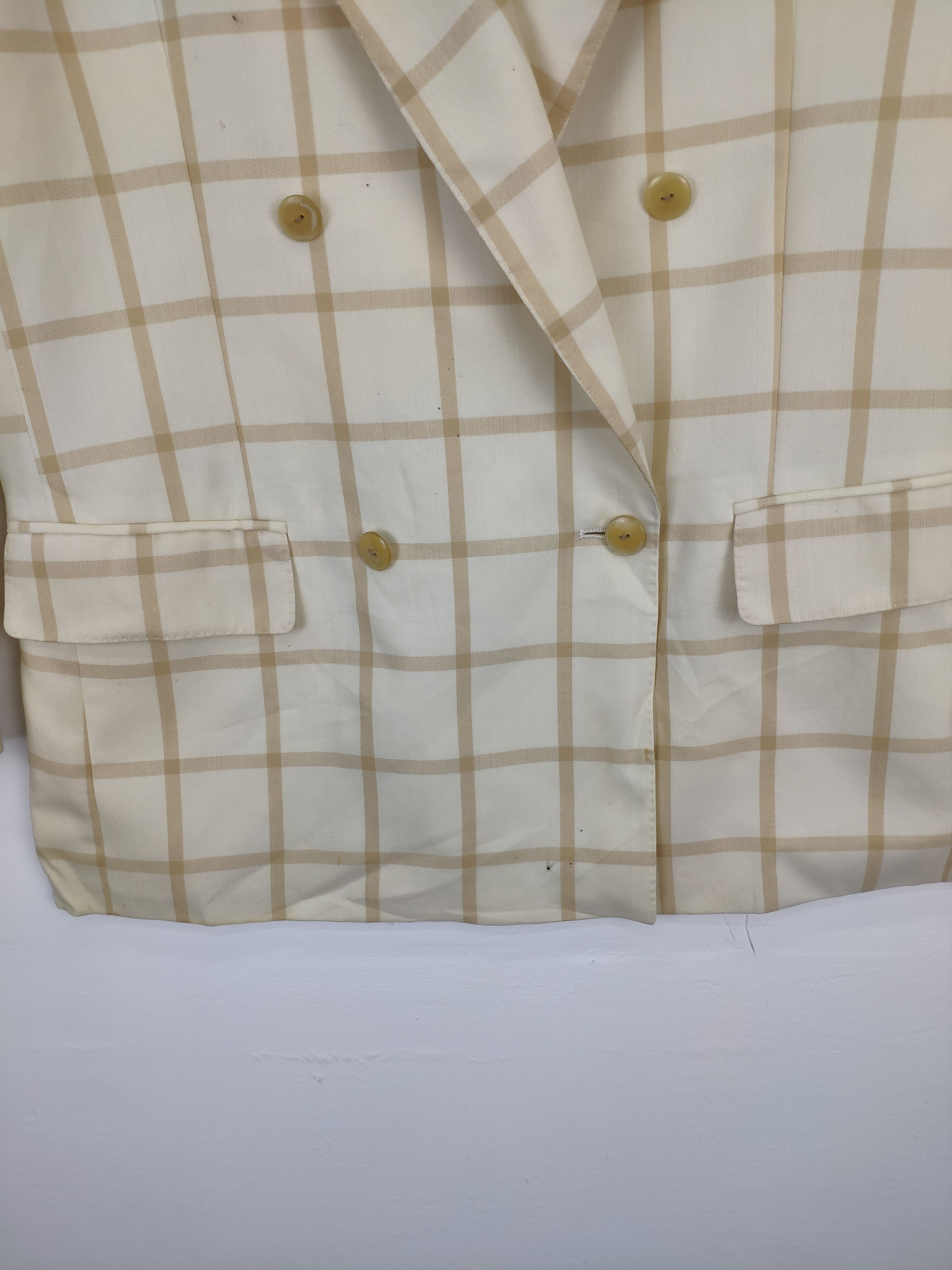 Japanese Brand × Junko Shimada Junko Shimada Wool Blazer Checkered Size US M / EU 48-50 / 2 - 6 Thumbnail