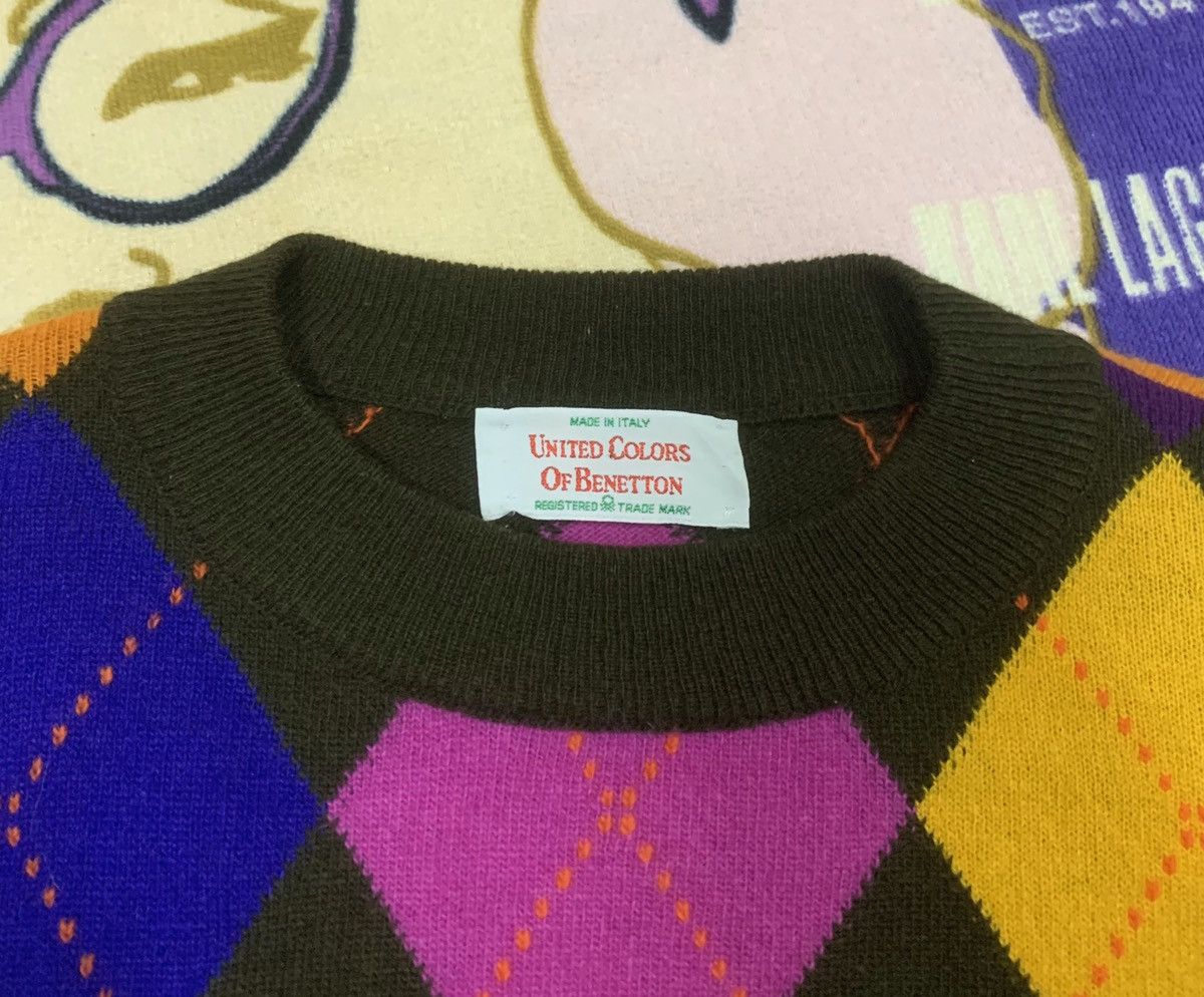 United Colors Of Benetton UNITED COLORS OF BENETTON Knitwear x Rare Colour x Italy Size US XL / EU 56 / 4 - 2 Thumbnail