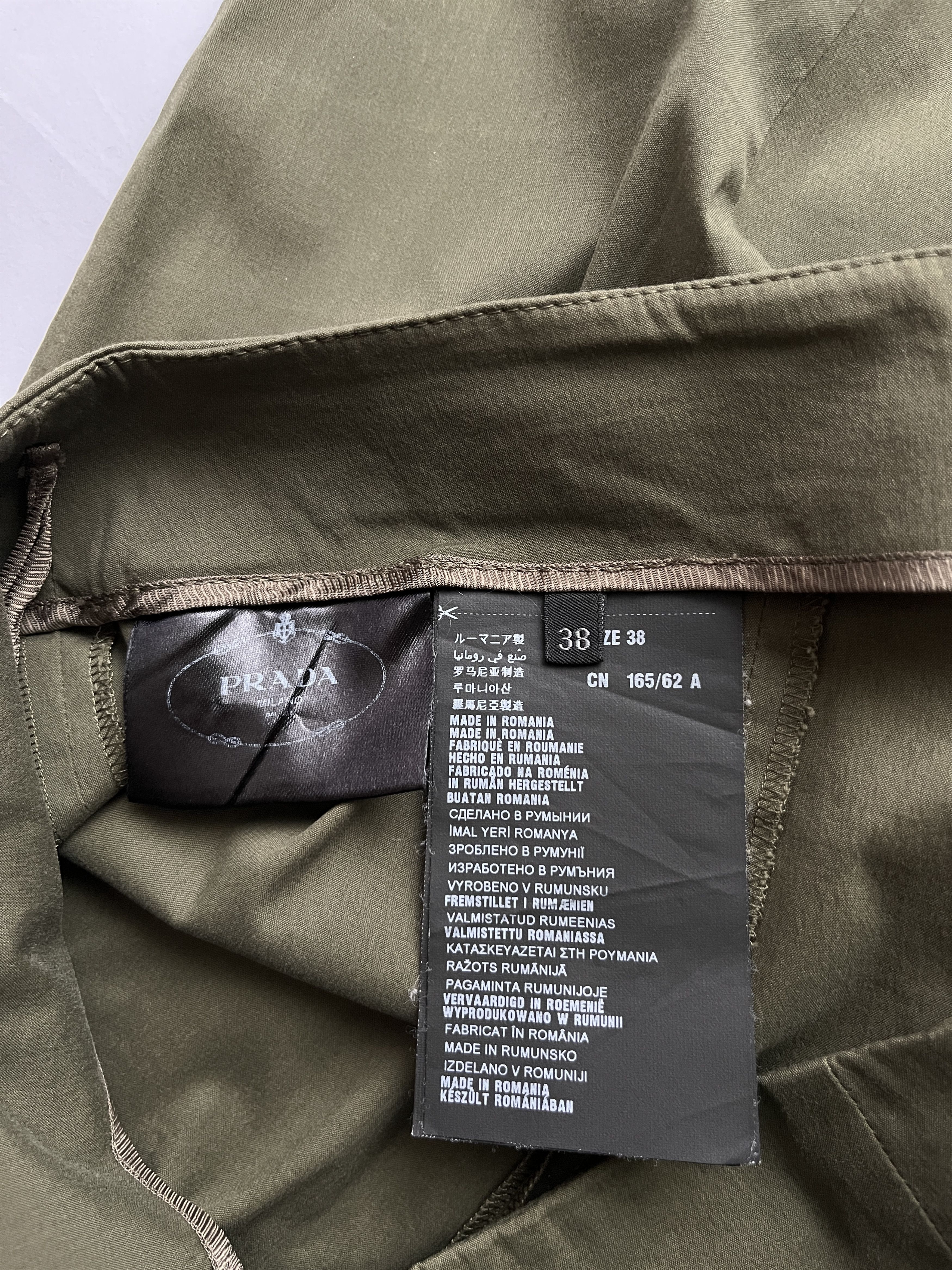 Prada ⚡️QUICK SALE⚡️2015 Prada Olive Green Cropped Capri Pants Size 28" / US 6 / IT 42 - 4 Thumbnail