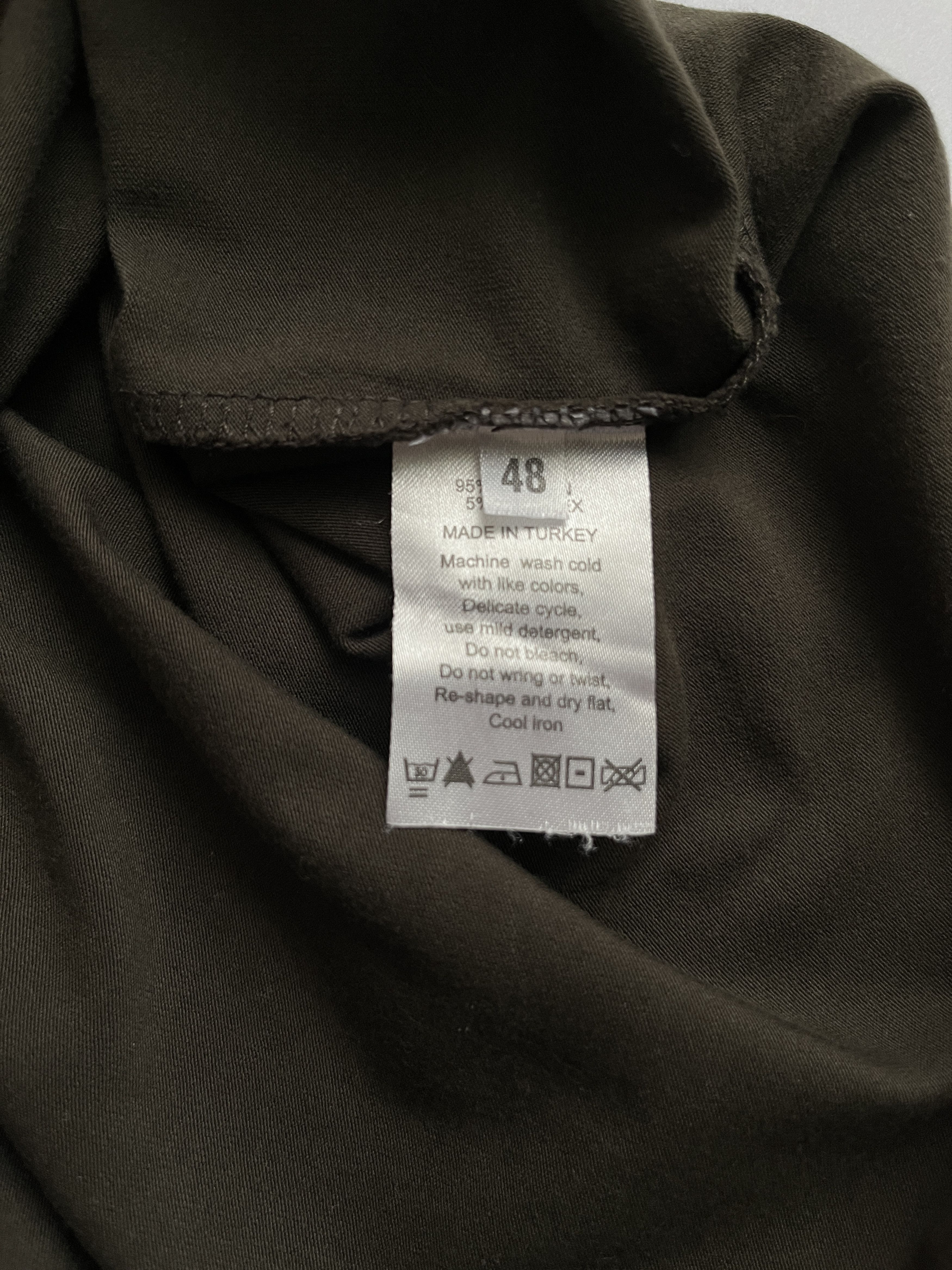 Raf Simons ⚡️QUICK SALE⚡️Raf Simons Brown V-Neck T-Shirt with Band Size US M / EU 48-50 / 2 - 5 Thumbnail