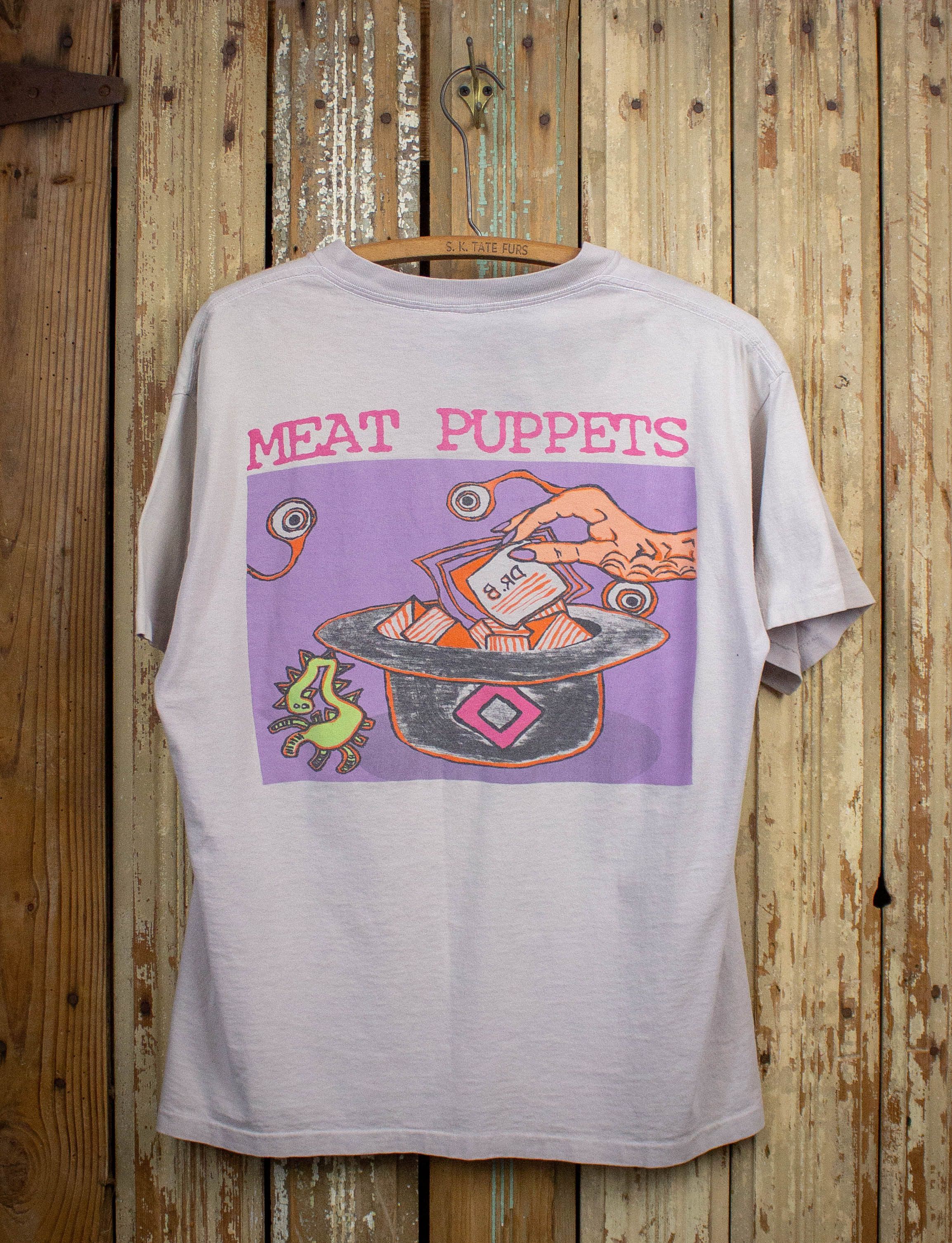 Vintage Meat Puppets Abe Lincoln Concert T Shirt 1990