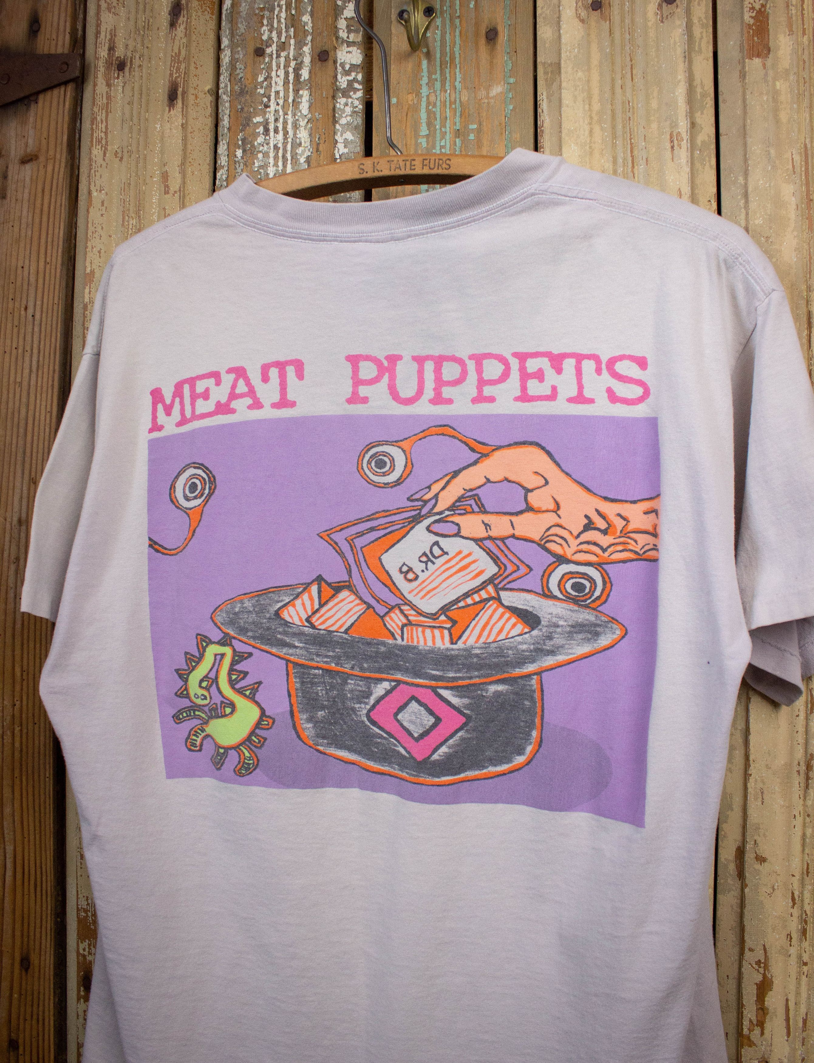 Vintage Meat Puppets Abe Lincoln Concert T Shirt 1990