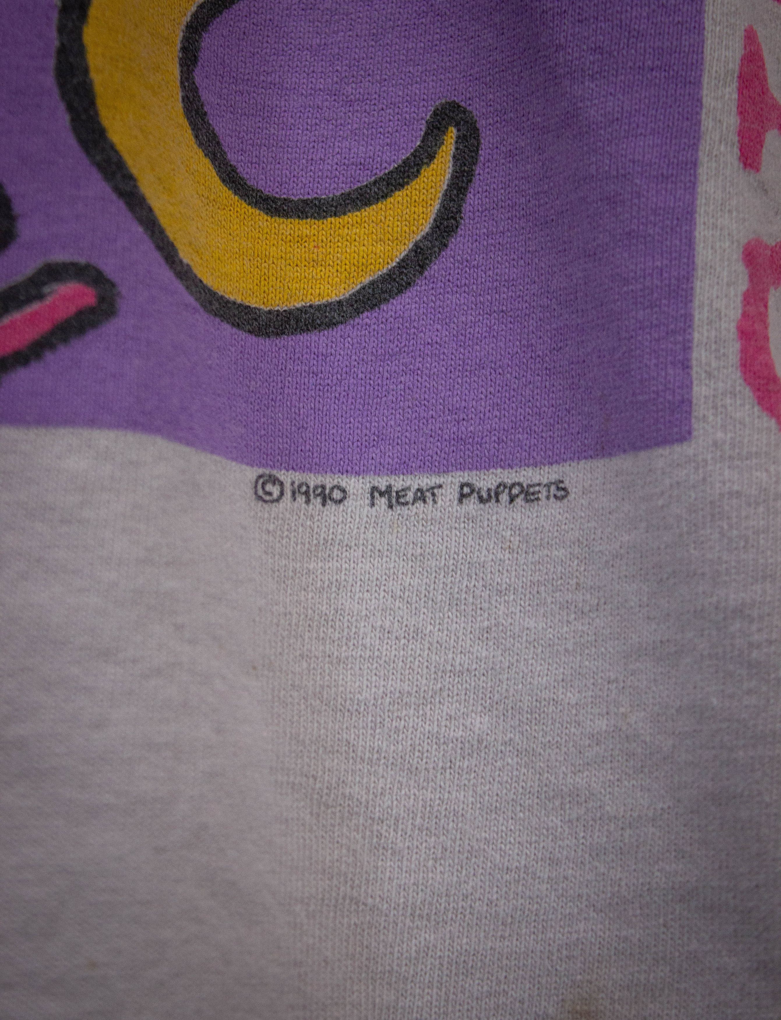 Vintage Meat Puppets Abe Lincoln Concert T Shirt 1990