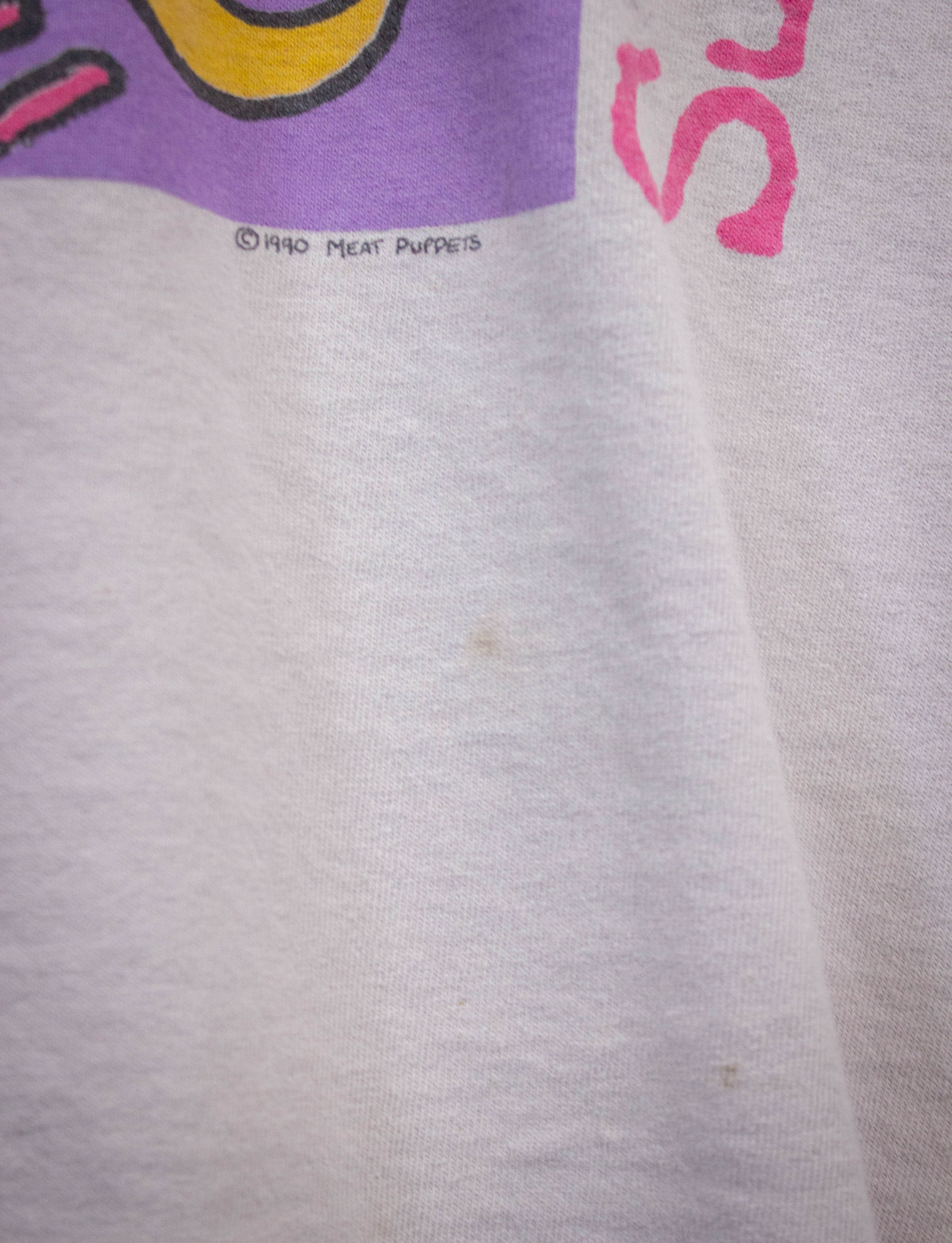 Vintage Meat Puppets Abe Lincoln Concert T Shirt 1990