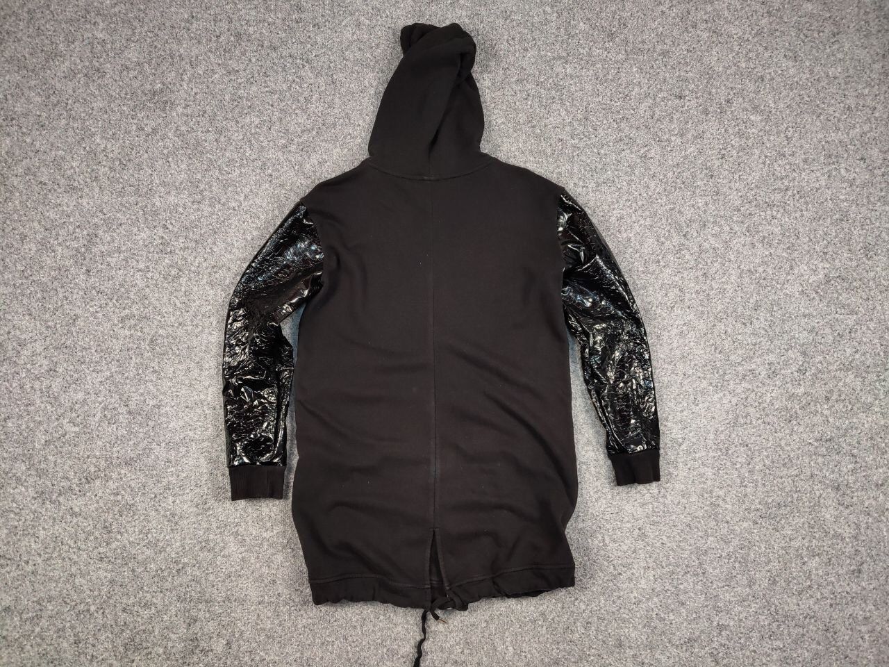 Versace Jeans Couture Versace Jeans Couture Length lacquered Black Hooded Jacket Size US M / EU 48-50 / 2 - 23 Thumbnail