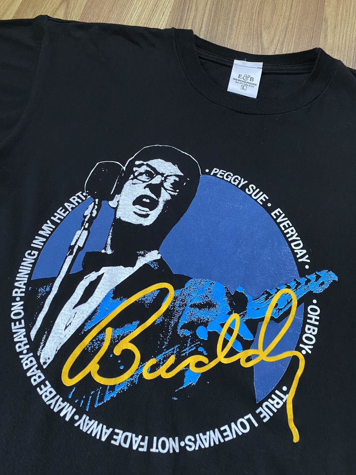 Band Tees Vintage Buddy Holly Peggy Sue T Shirt Tee Pink Floyd Queen Size US L / EU 52-54 / 3 - 2 Thumbnail