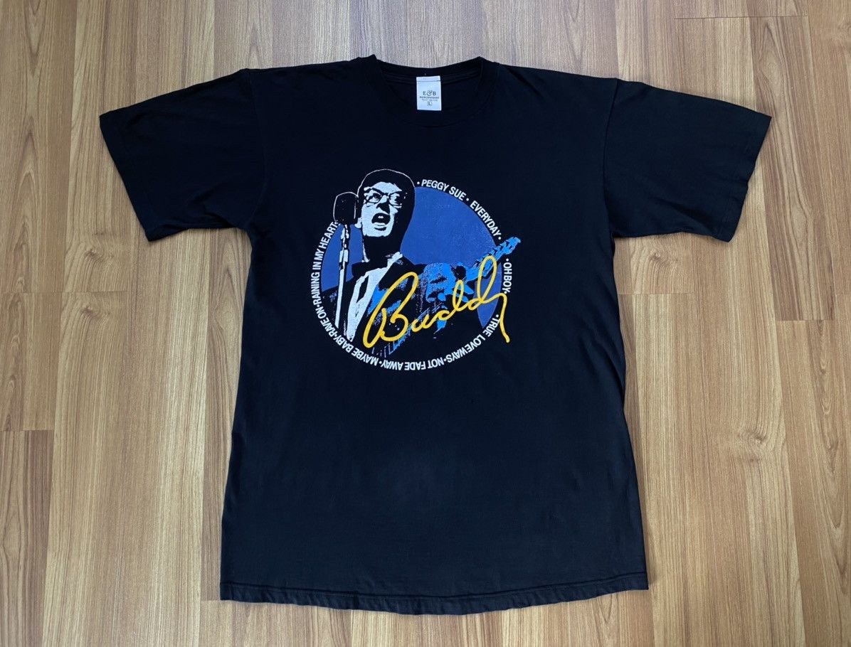 Band Tees Vintage Buddy Holly Peggy Sue T Shirt Tee Pink Floyd Queen Size US L / EU 52-54 / 3 - 1 Thumbnail