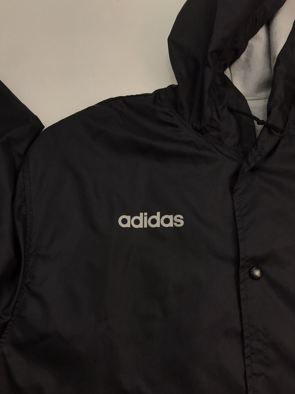 Adidas Vintage Adidas Windbreaker spellout Size US XL / EU 56 / 4 - 5 Thumbnail