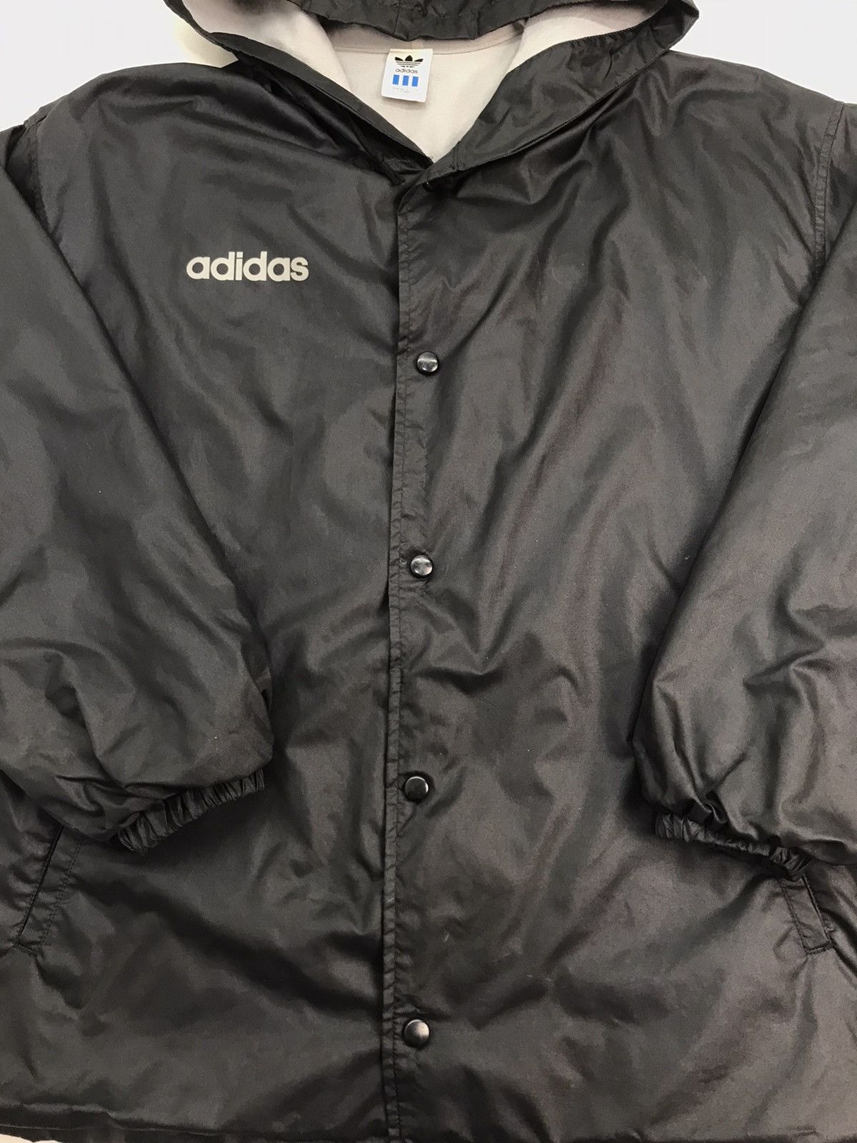 Adidas Vintage Adidas Windbreaker spellout Size US XL / EU 56 / 4 - 6 Thumbnail