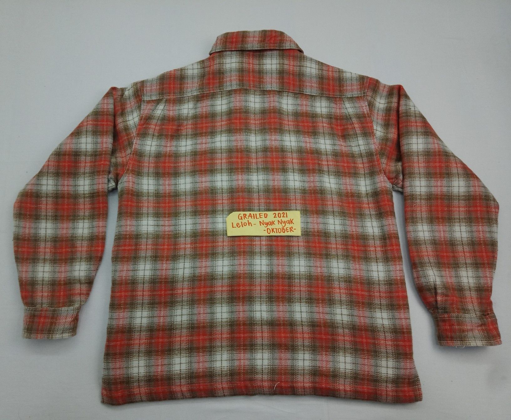 image of Avant Garde x Kansai Yamamoto Kansai Jeans Long Sleeve Tartan Design, Men's (Size Medium)