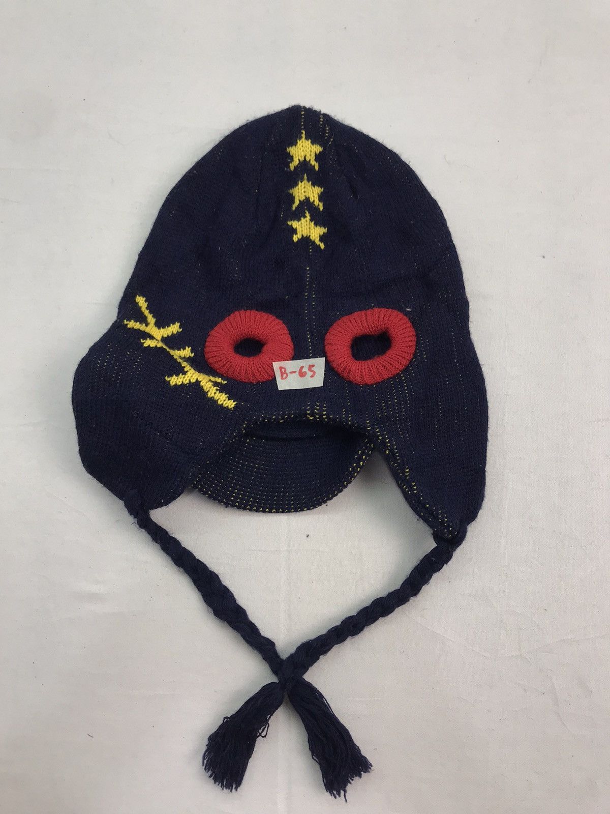 Japanese Brand Rare beani hat face mask roberry half Size ONE SIZE - 11 Thumbnail