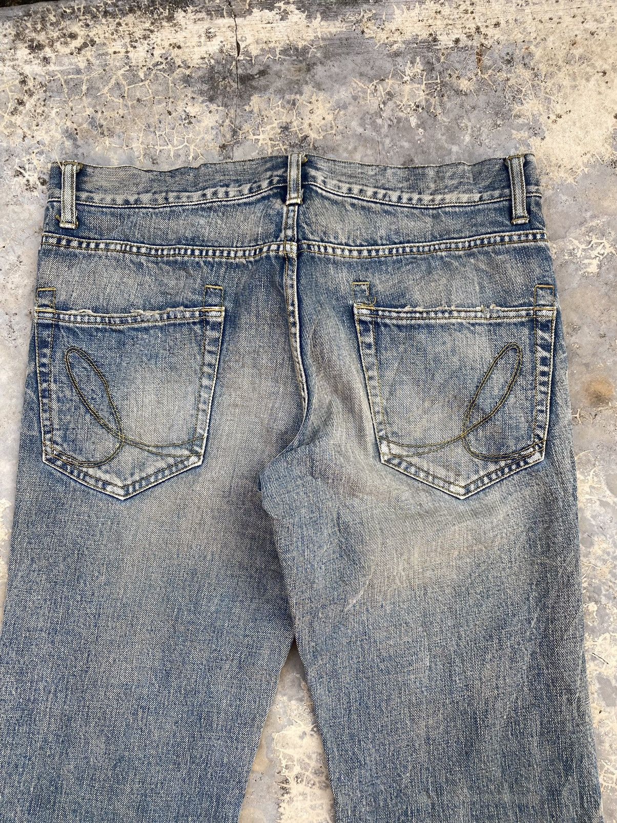 Iroquois Japan Vintage Iroquois Japan Thrashed Distressed Pant Size US 31 - 4 Thumbnail