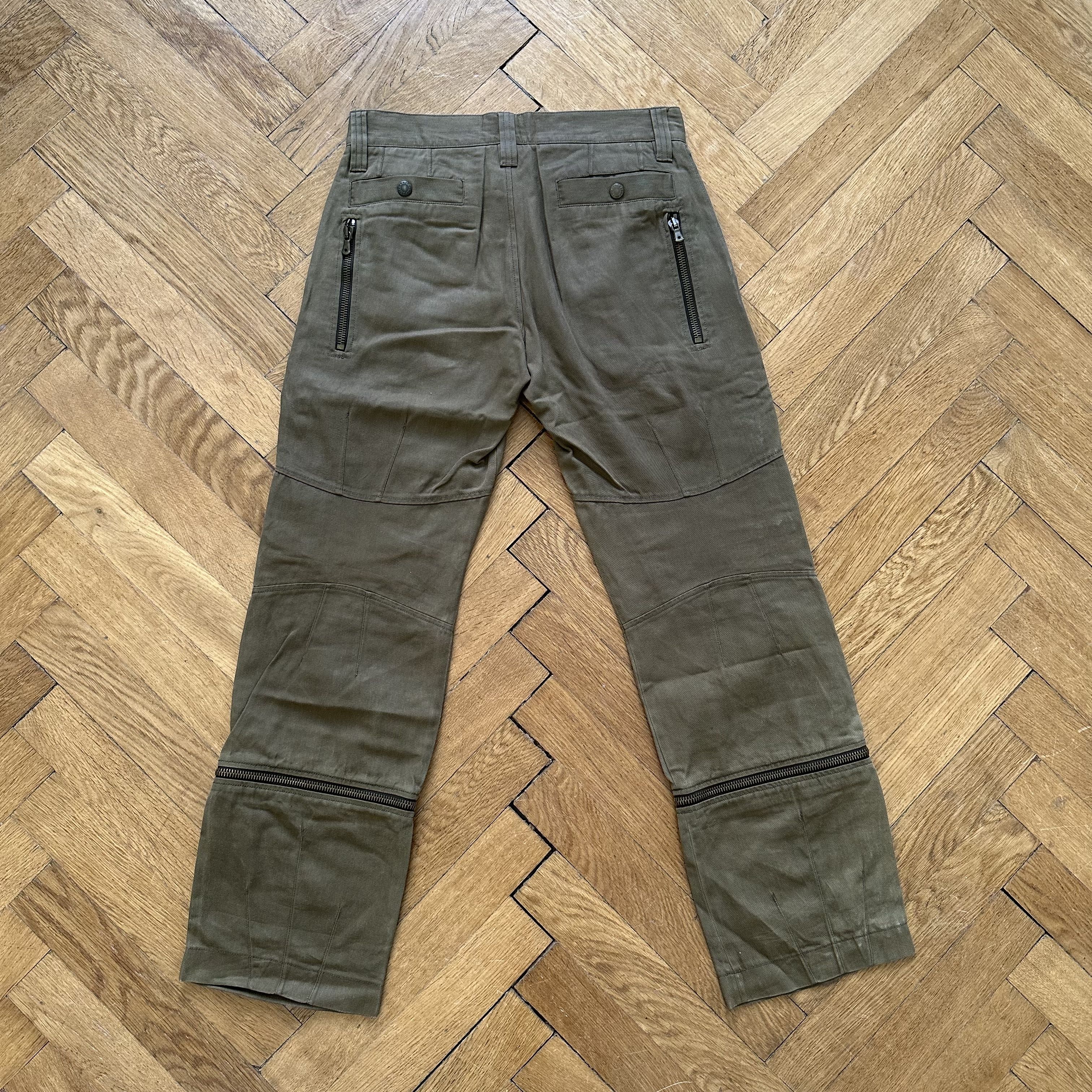 Dolce & Gabbana AW03 Khaki Multizip Cargo Pants Size US 30 / EU 46 - 2 Thumbnail