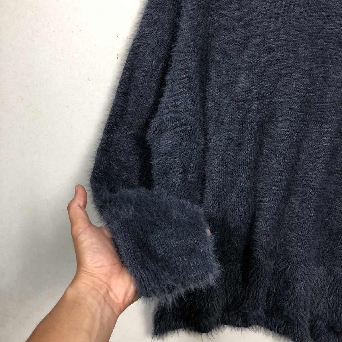 Aran Isles Knitwear × Japanese Brand Mohair American Holic Sweatshirt Knit Size US M / EU 48-50 / 2 - 5 Thumbnail