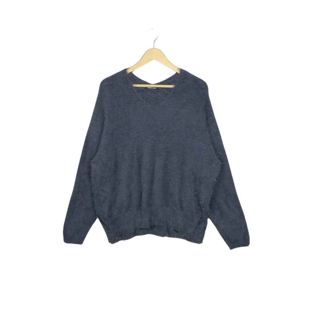Aran Isles Knitwear × Japanese Brand Mohair American Holic Sweatshirt Knit Size US M / EU 48-50 / 2 - 1 Thumbnail