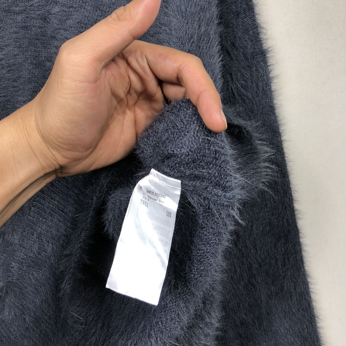 Aran Isles Knitwear × Japanese Brand Mohair American Holic Sweatshirt Knit Size US M / EU 48-50 / 2 - 8 Thumbnail
