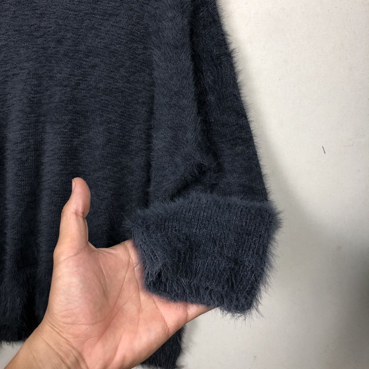 Aran Isles Knitwear × Japanese Brand Mohair American Holic Sweatshirt Knit Size US M / EU 48-50 / 2 - 6 Thumbnail