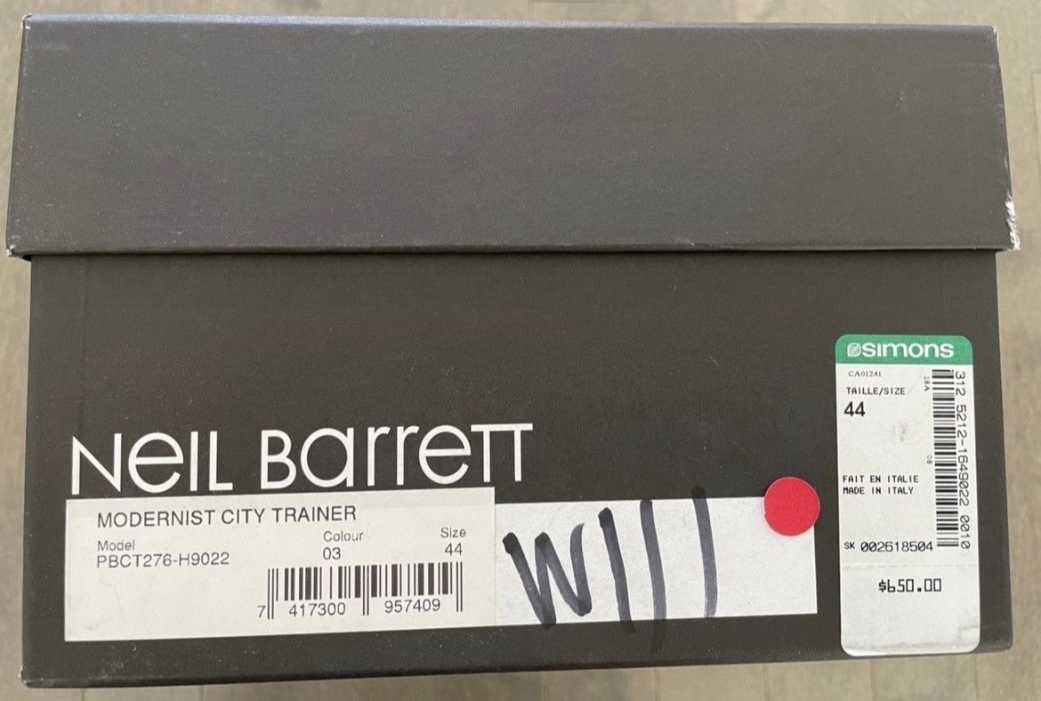Neil Barrett Modernist City Sneakers Size US 11 / EU 44 - 9 Thumbnail