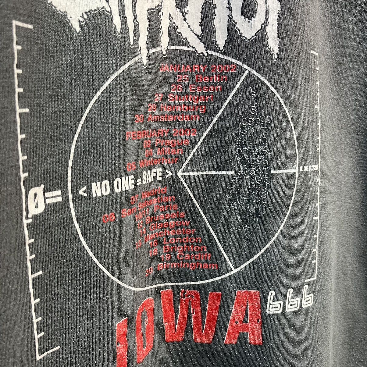 Band Tees VINTAGE 2001 SLIPKNOT IOWA TOUR HOODIE SLAYER RAMMSTEIN Size US M / EU 48-50 / 2 - 9 Thumbnail